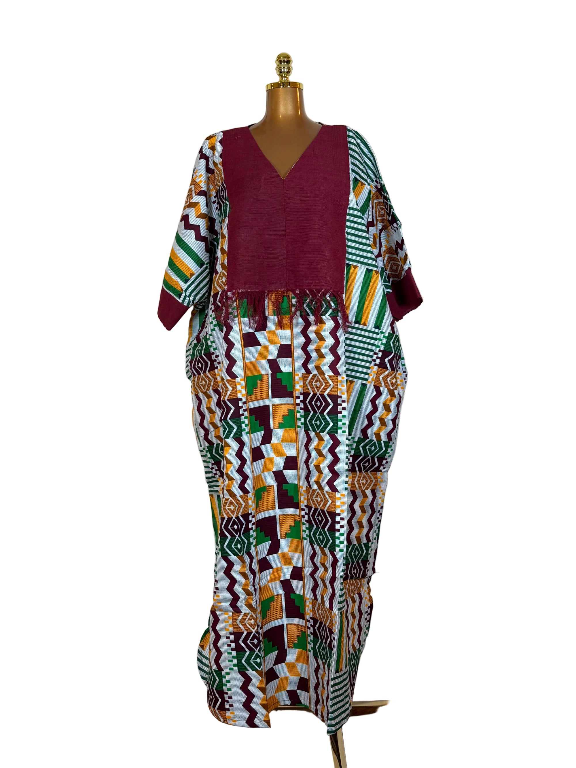 Asantewaa Kente Bubu dress