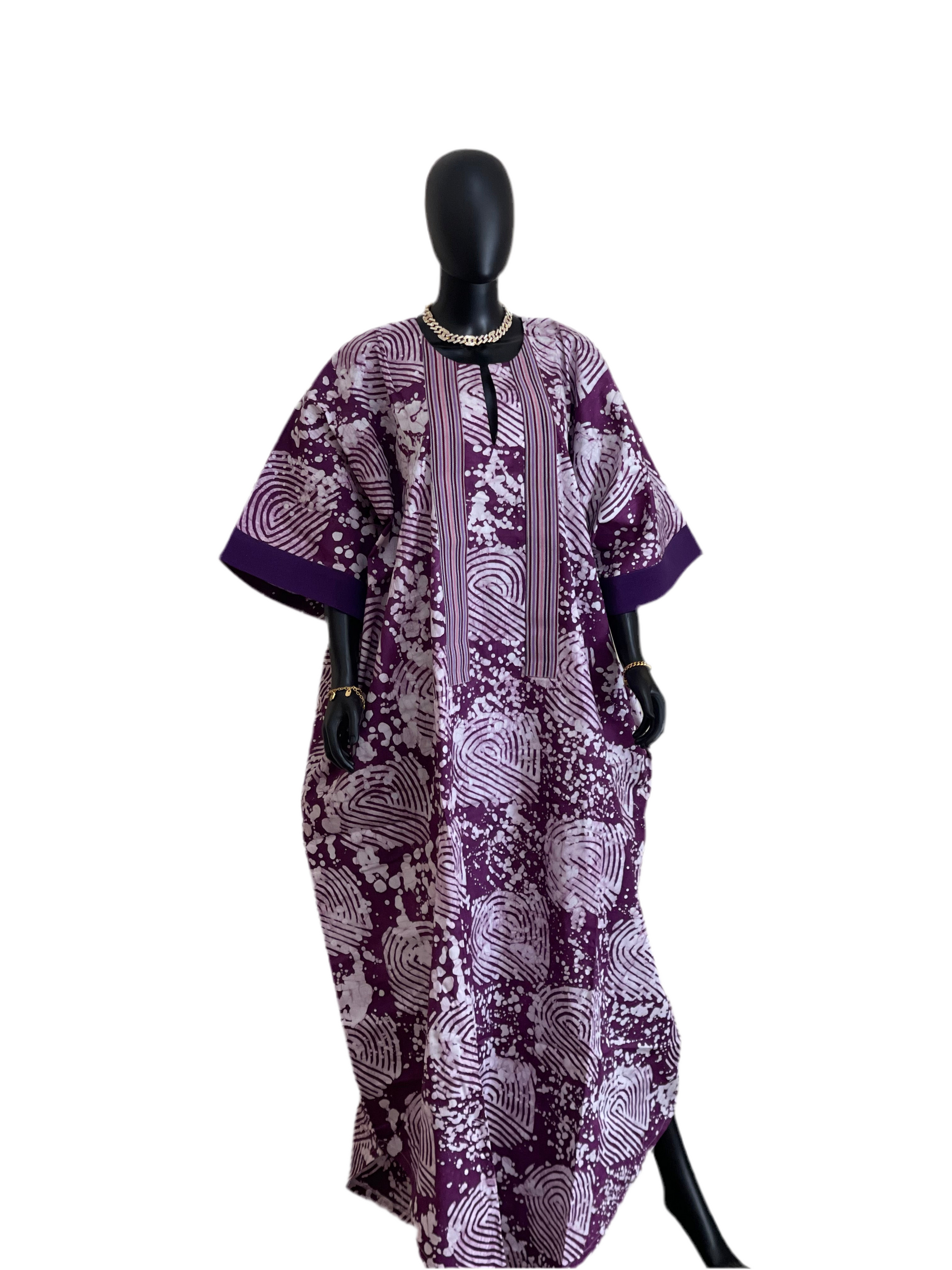 Mandy Adire Dress danshiki | Kaftan| Jalabiya| Rich aunty | Nigerian dress| Party dress| Africa dress/ bubu