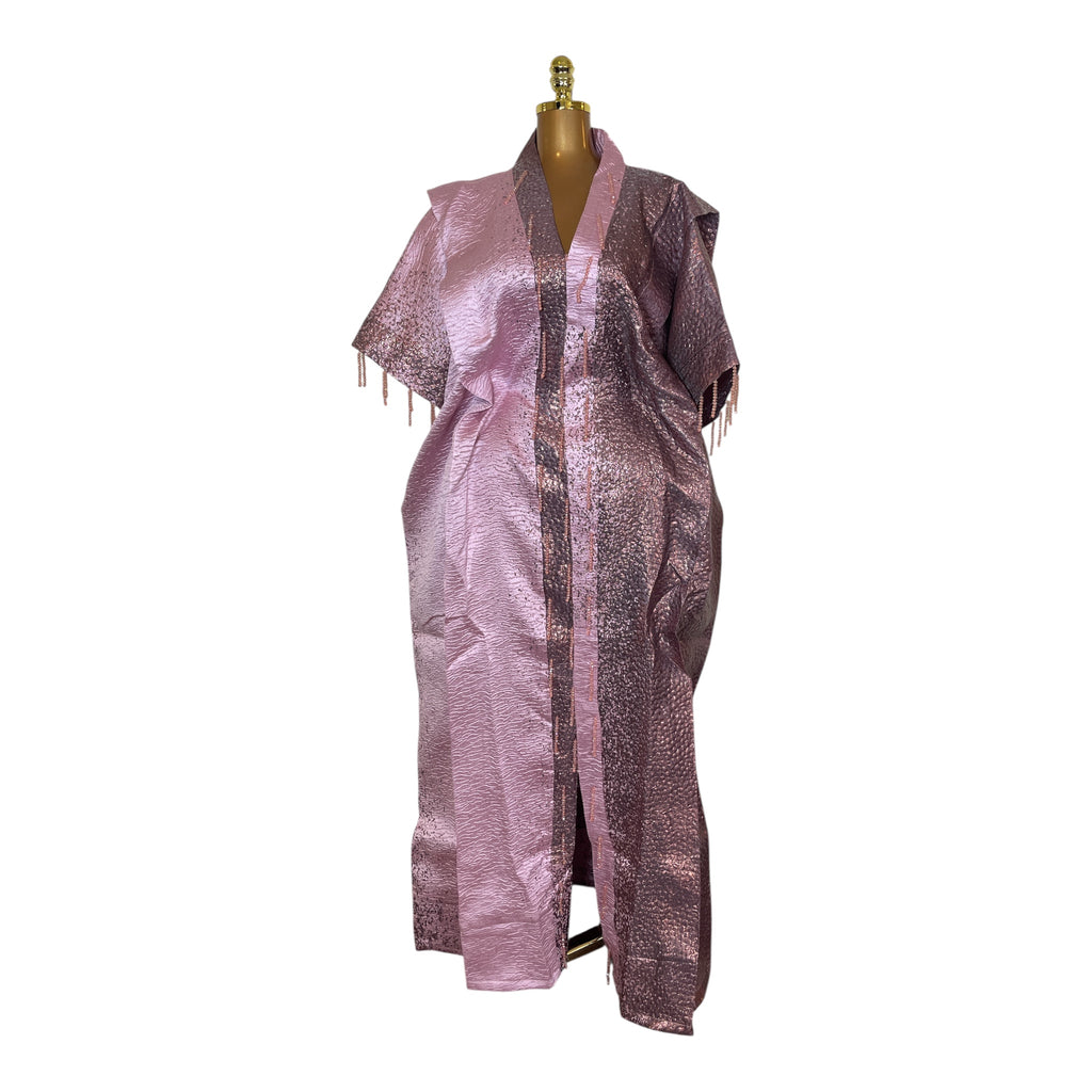 Adeola Beaded ombré Brocade Bubu