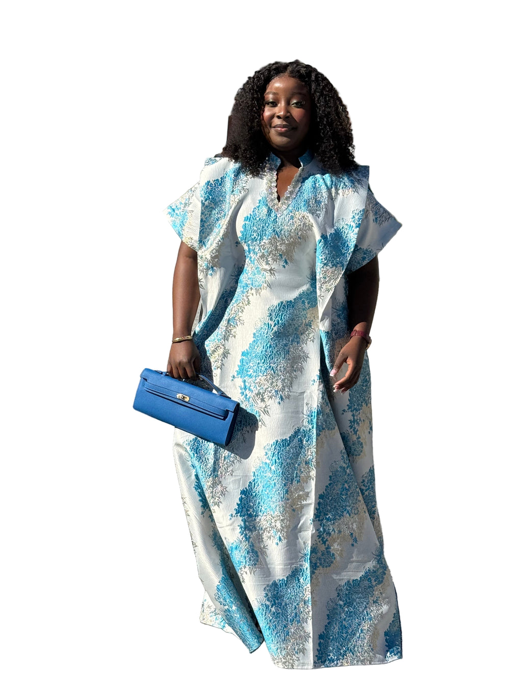 EVA Luxury brocade boubou dress