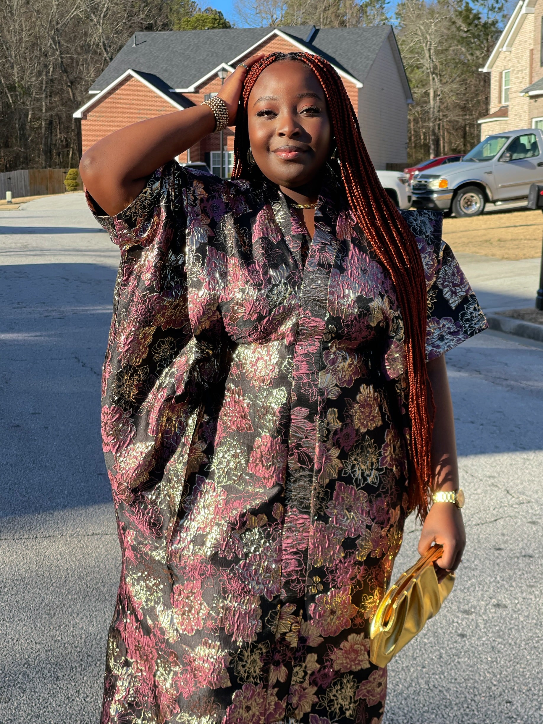 AFRICAN BUBU DRESS | RICH AUNTY VIBES | NIGERIAN BOUBOU