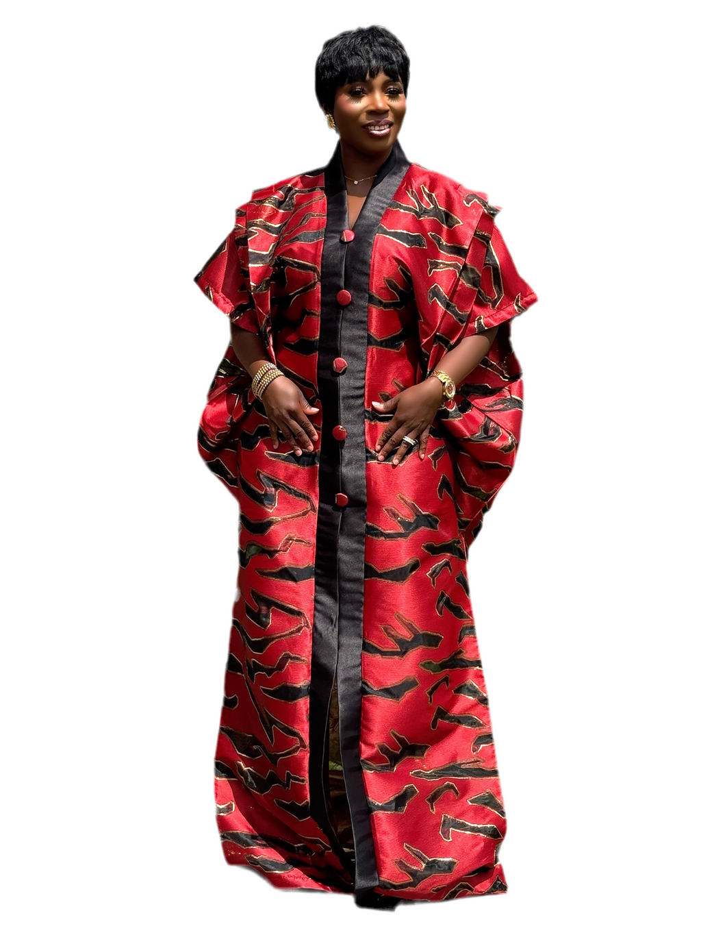 OGE Royal Flame Organza Bubu Set
