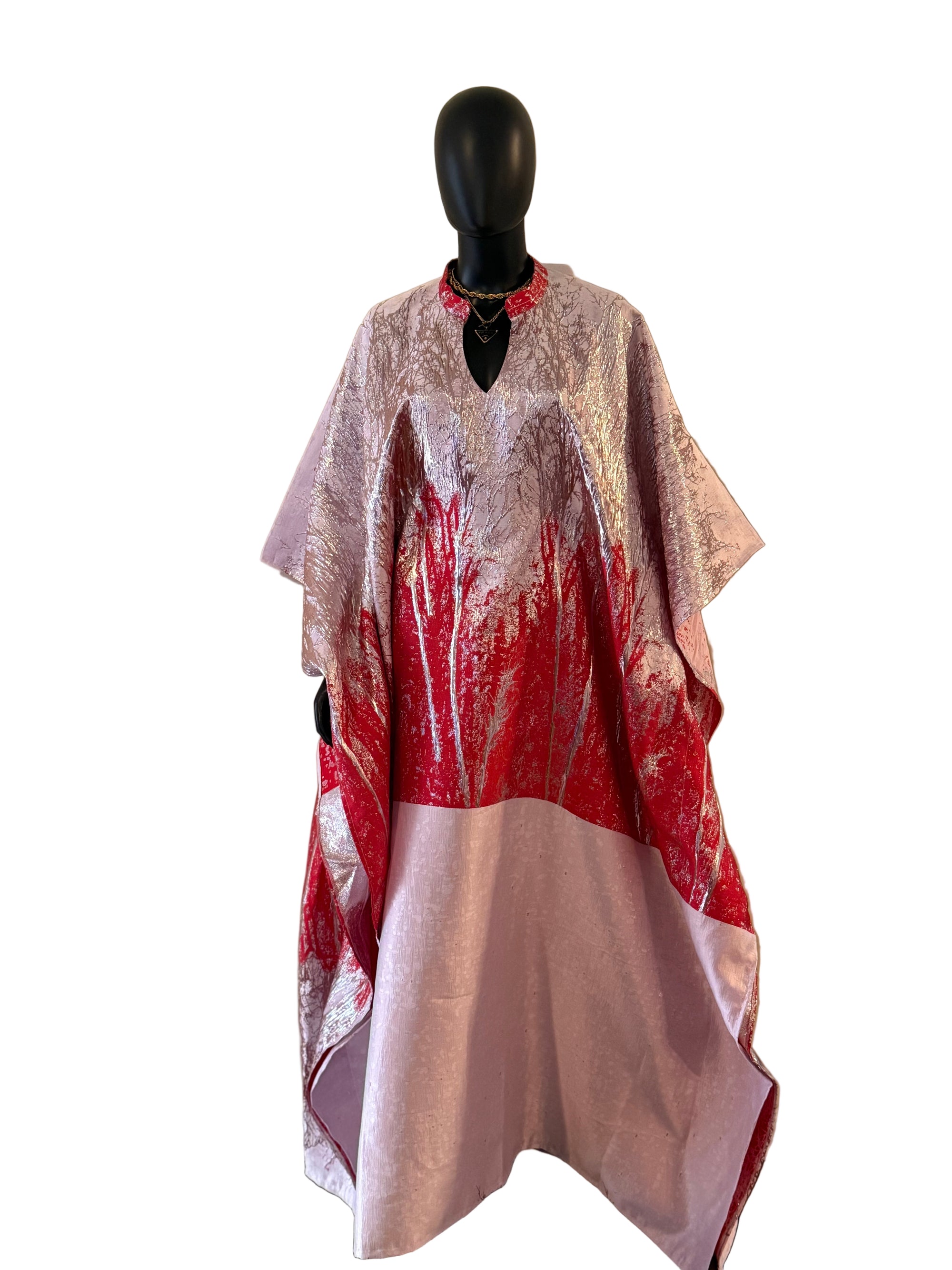 Grace  Luxury Brocade Bubu with Scarf