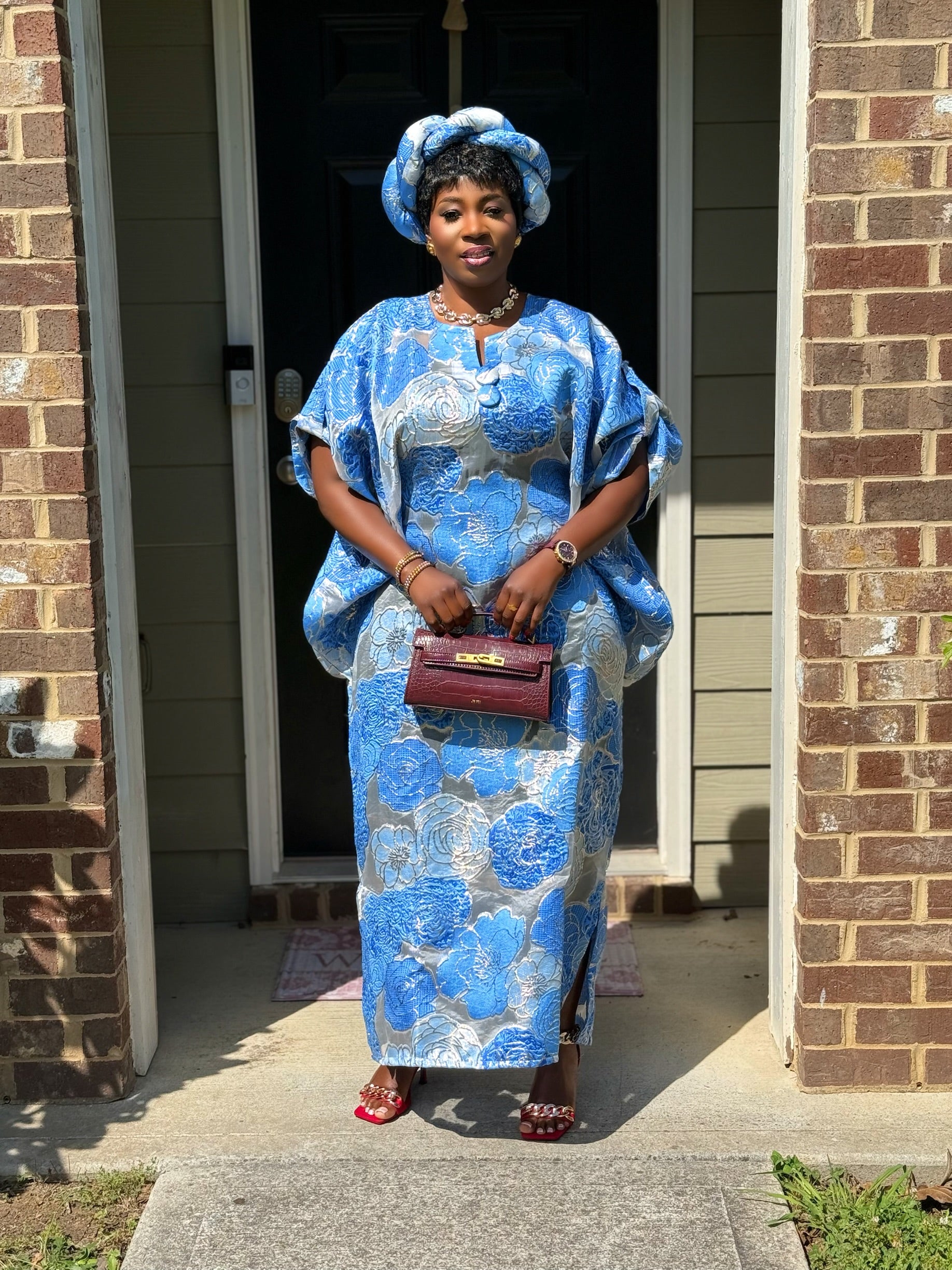 AMA ORGANZA BUBU  DRESS SET