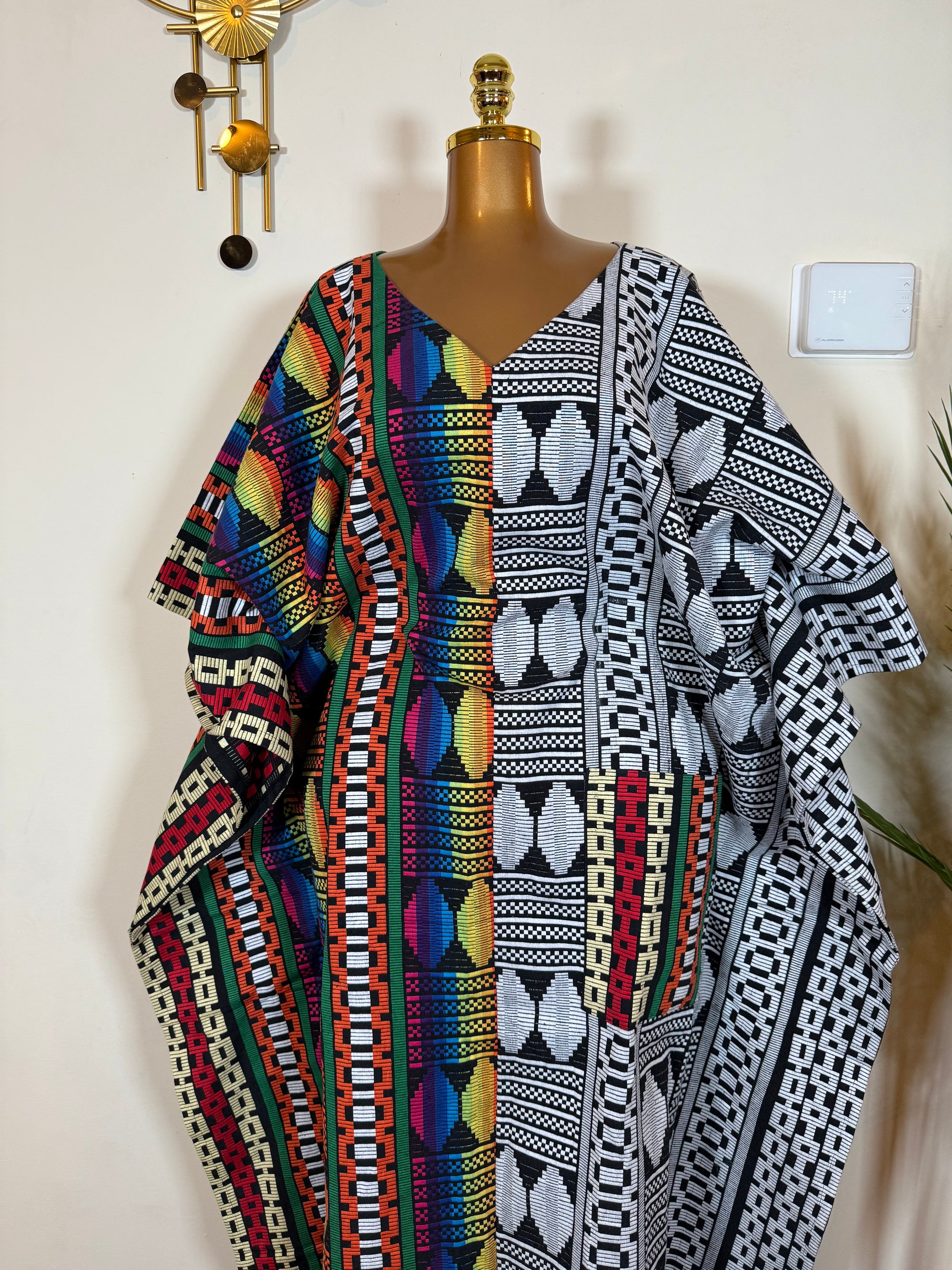 Nadia  Luxury Akwete (Kente) boubou
