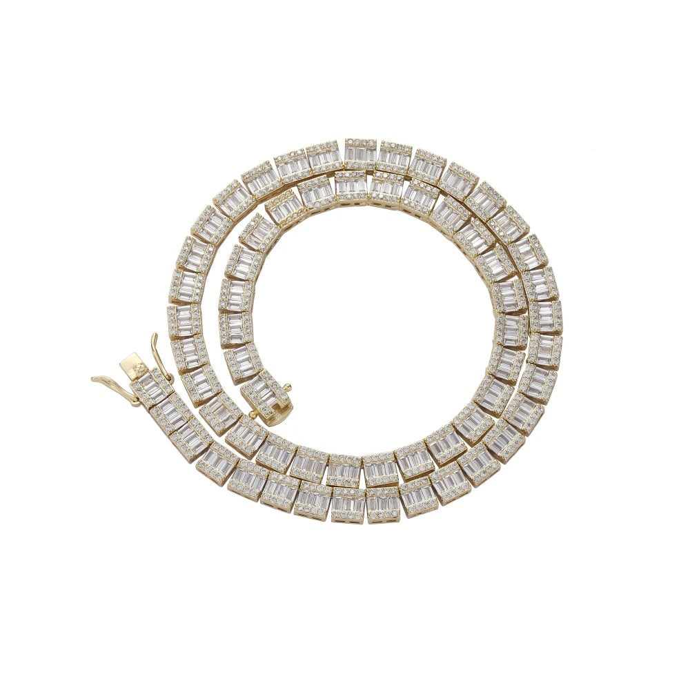 SQUARE-CUT TENNIS CHAIN