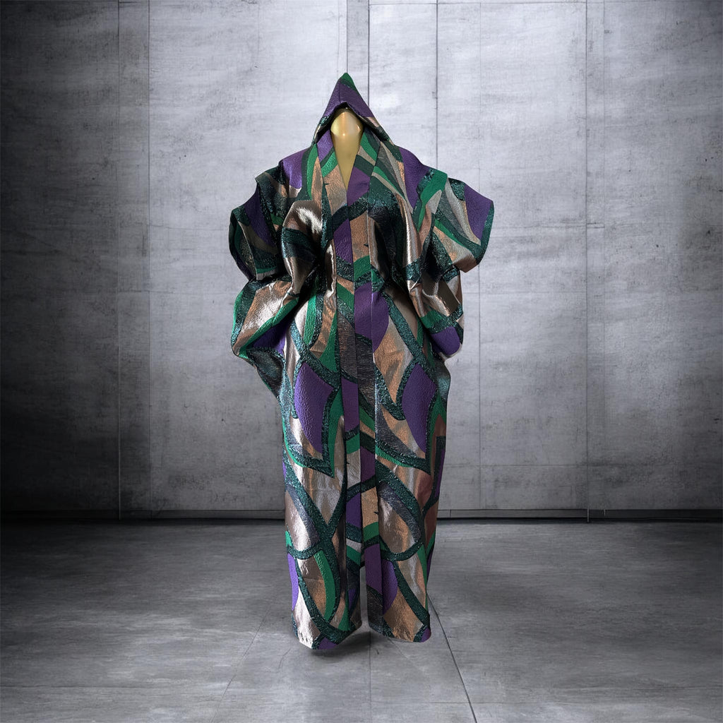 SAKINA Luxury brocade boubou dress