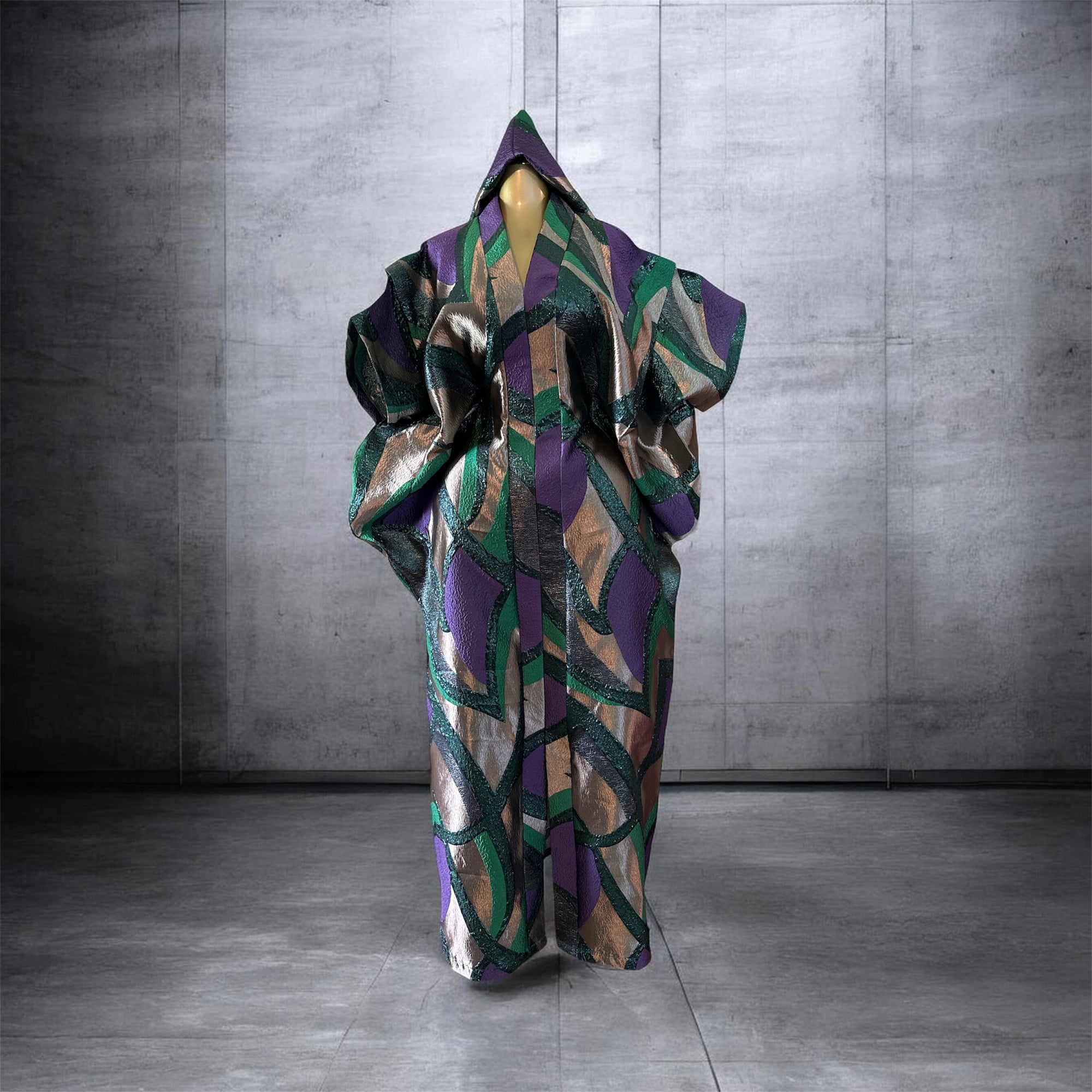 SAKINA Luxury brocade boubou dress
