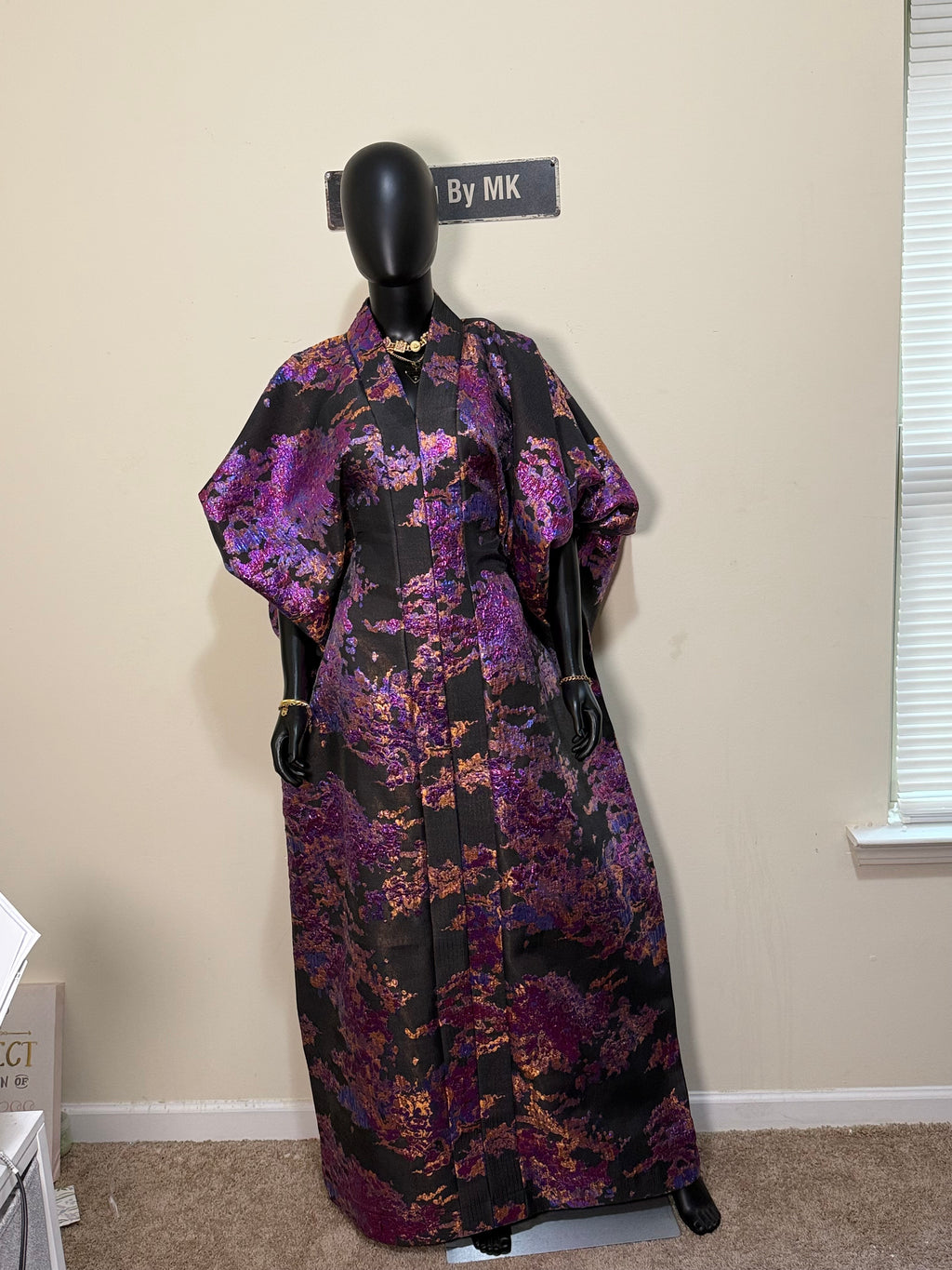 SADE LUXURY AFRICAN READY TO WEAR BUBU BOUBOU KAFTAN KIMONO DRESS
