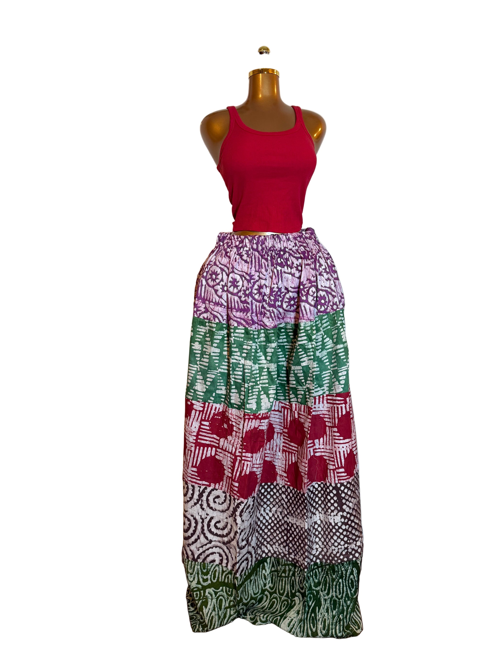 Adire Caribbean Skirt