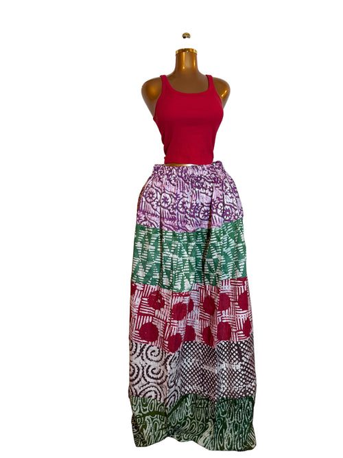 Adire Caribbean Skirt