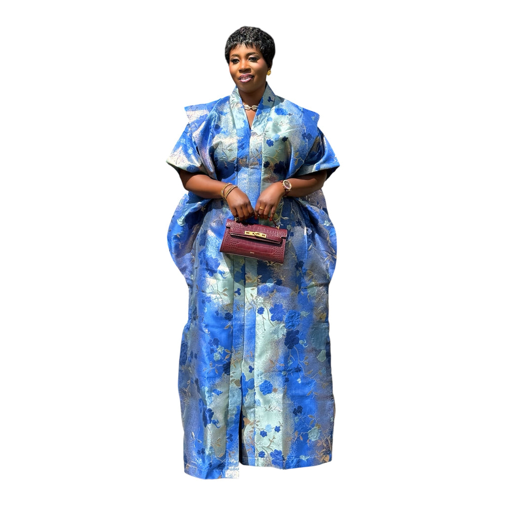 Sakina Floral Radiance Bubu with Head Scarf