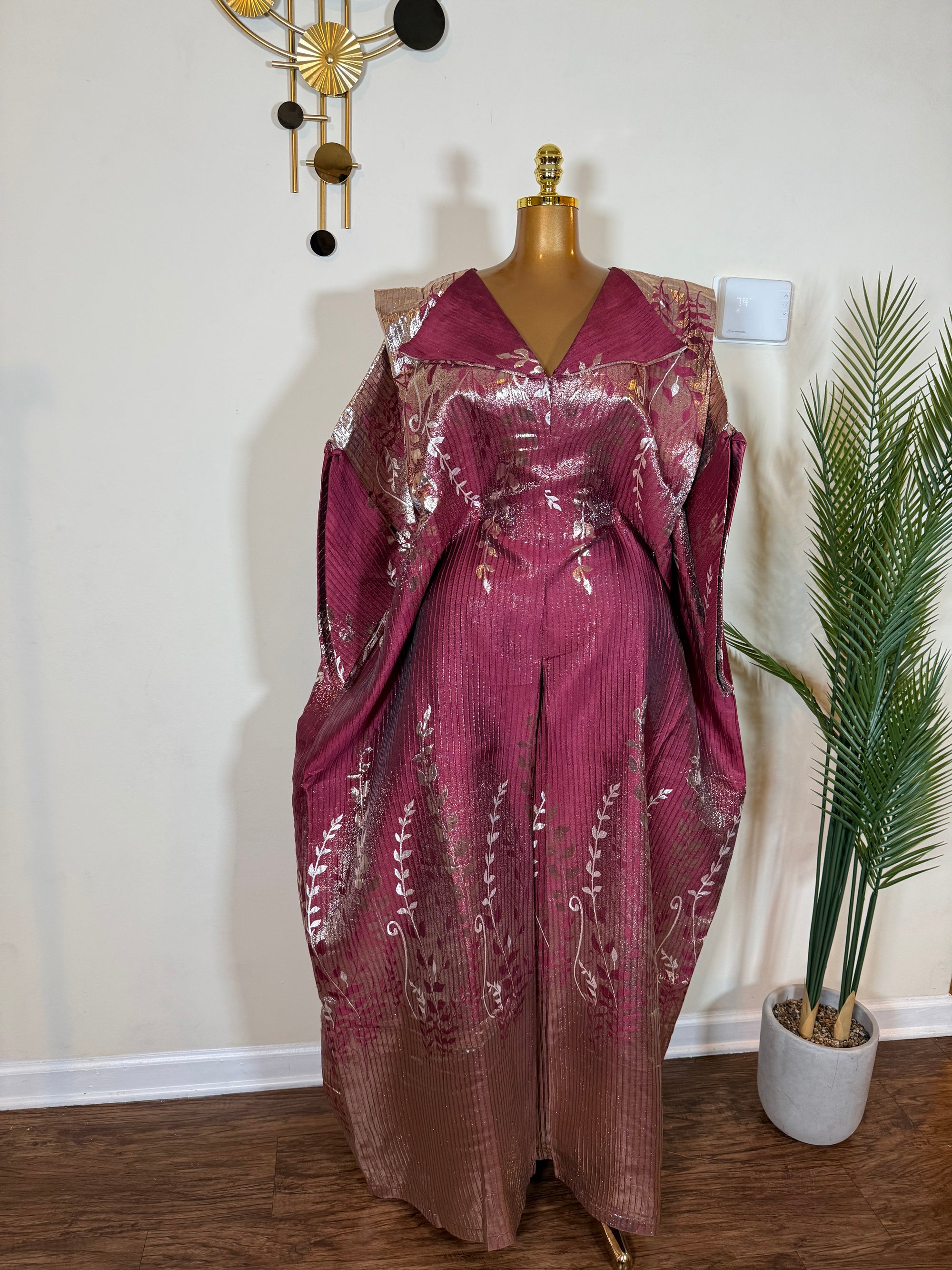 Tiwa Luxury Brocade boubou dress