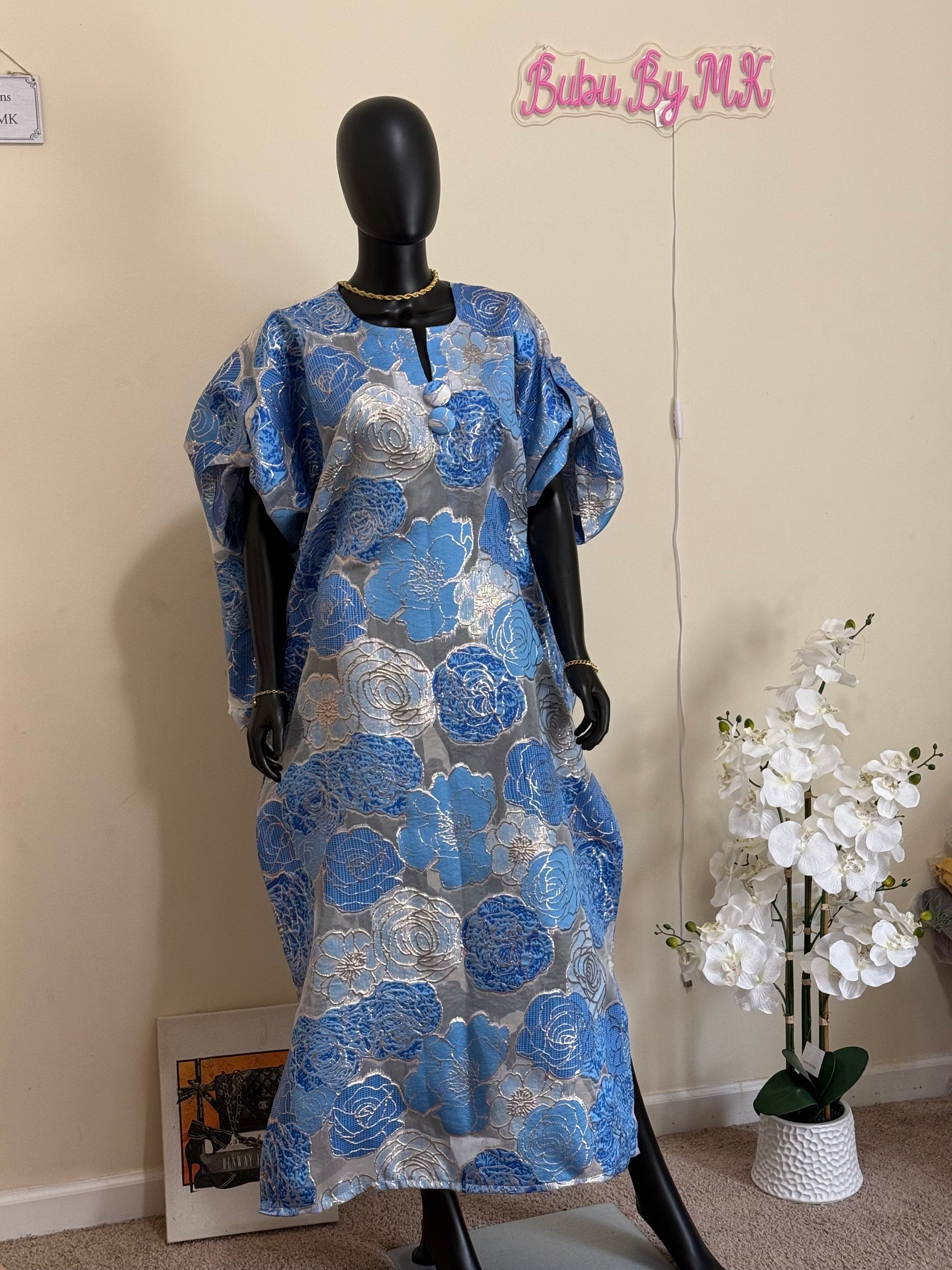 SHOLA REGULAR SIZE LUXURY BROCADE ORGANZA BUBU