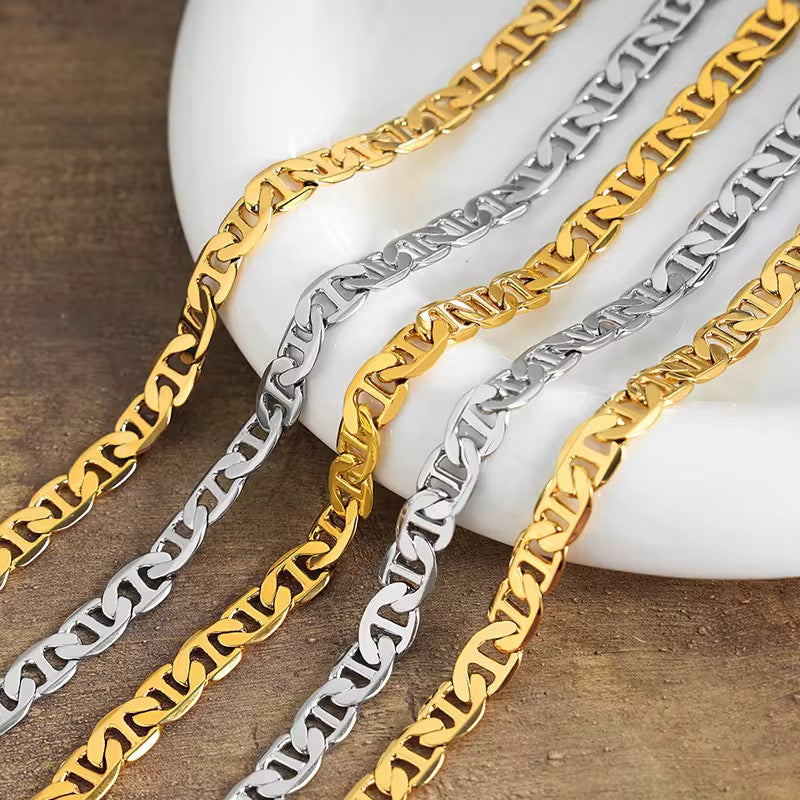 18K MARINER LINK CHAIN