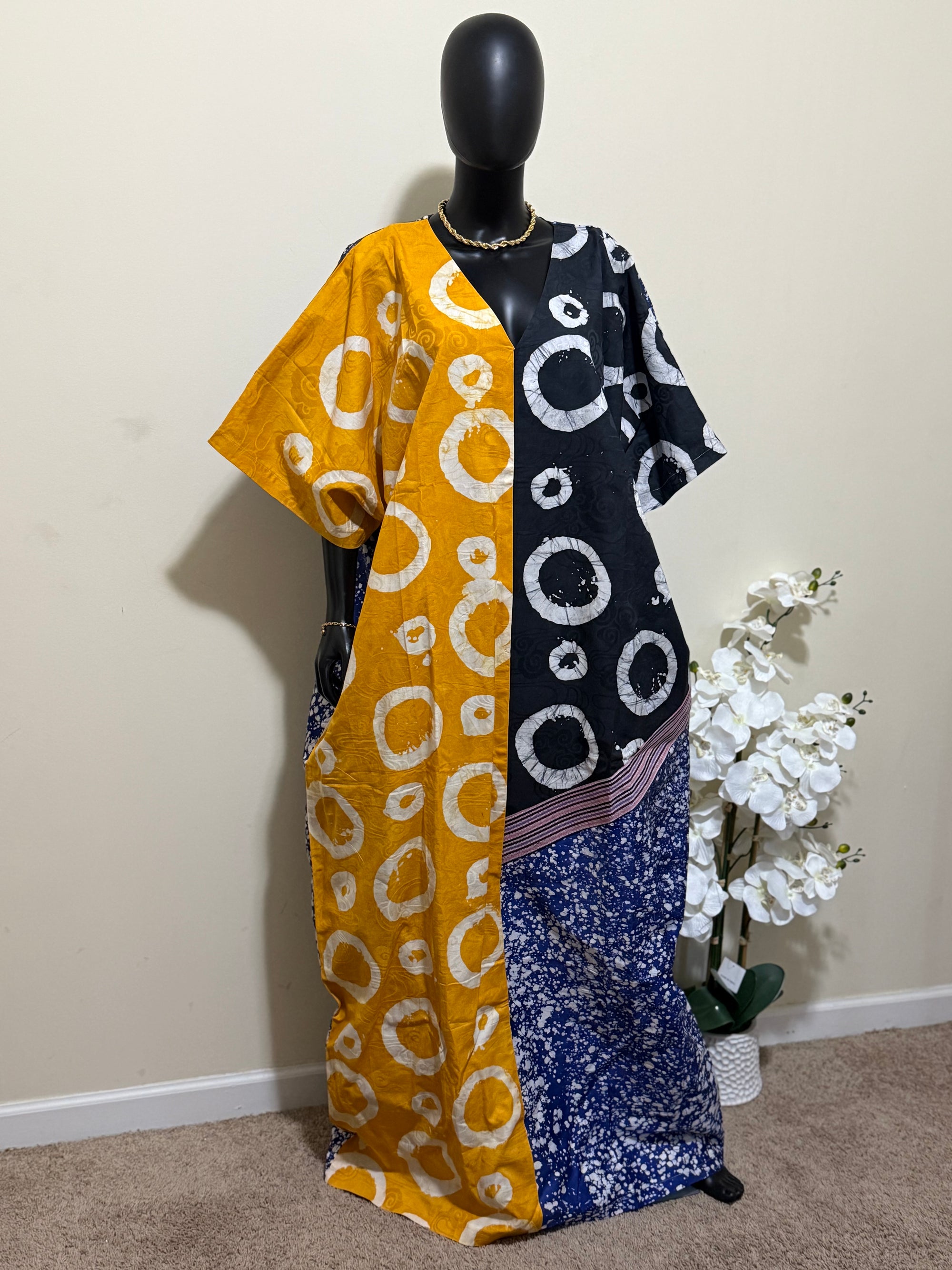 Nadia Mixed Adire and ASOKE Bubu dress 0.1