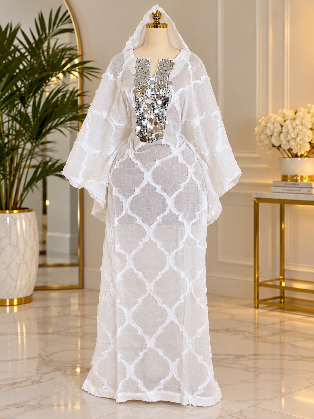 Maya Luxury White boubou