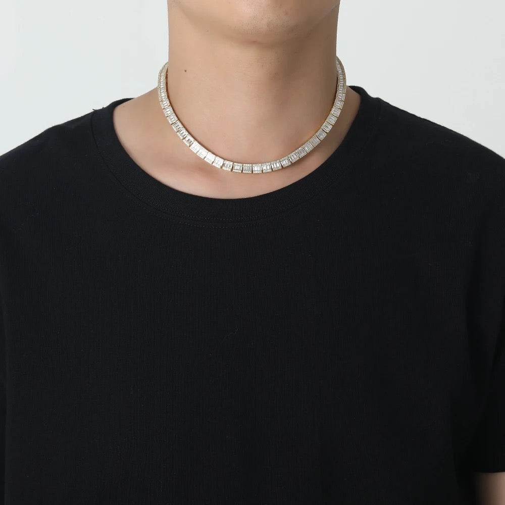 SQUARE-CUT TENNIS CHAIN