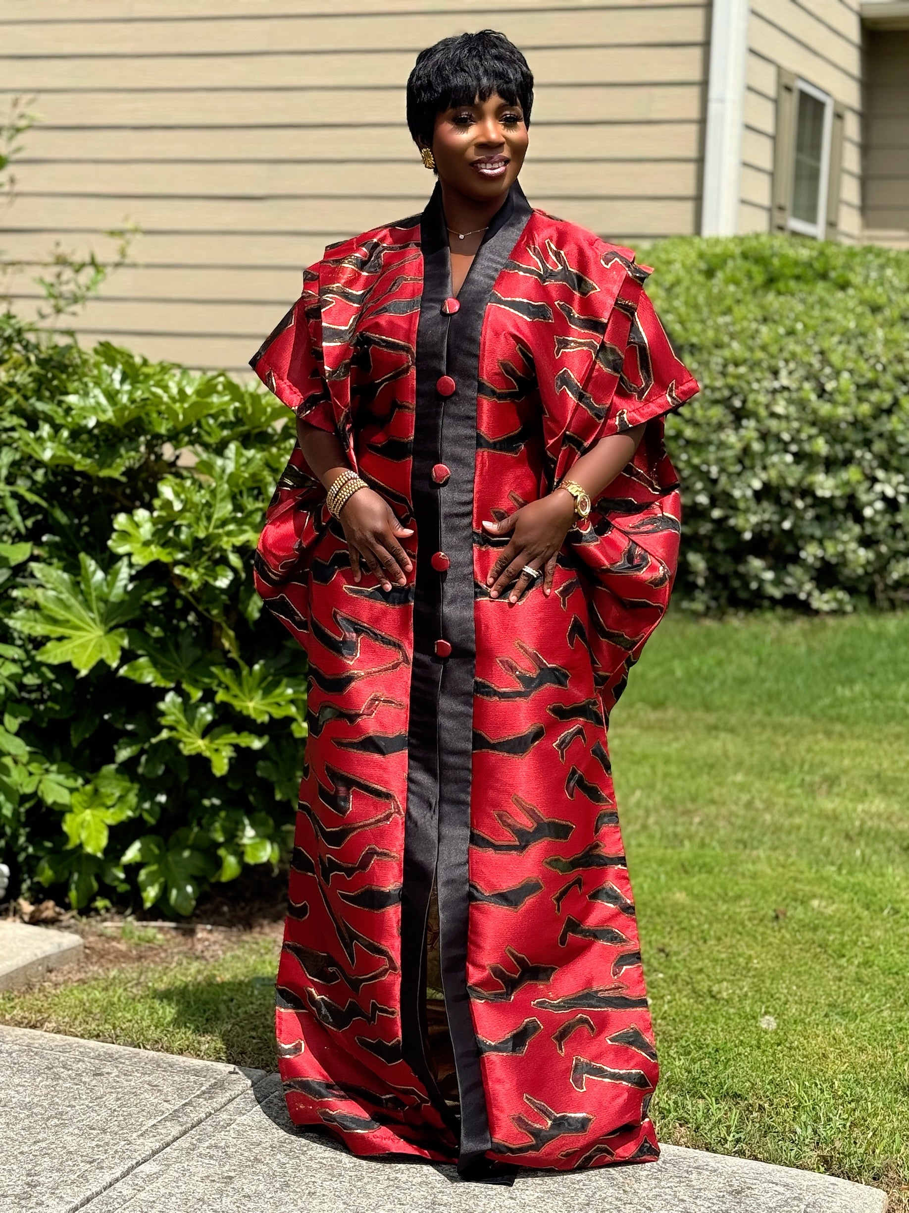OGE Royal Flame Organza Bubu Set