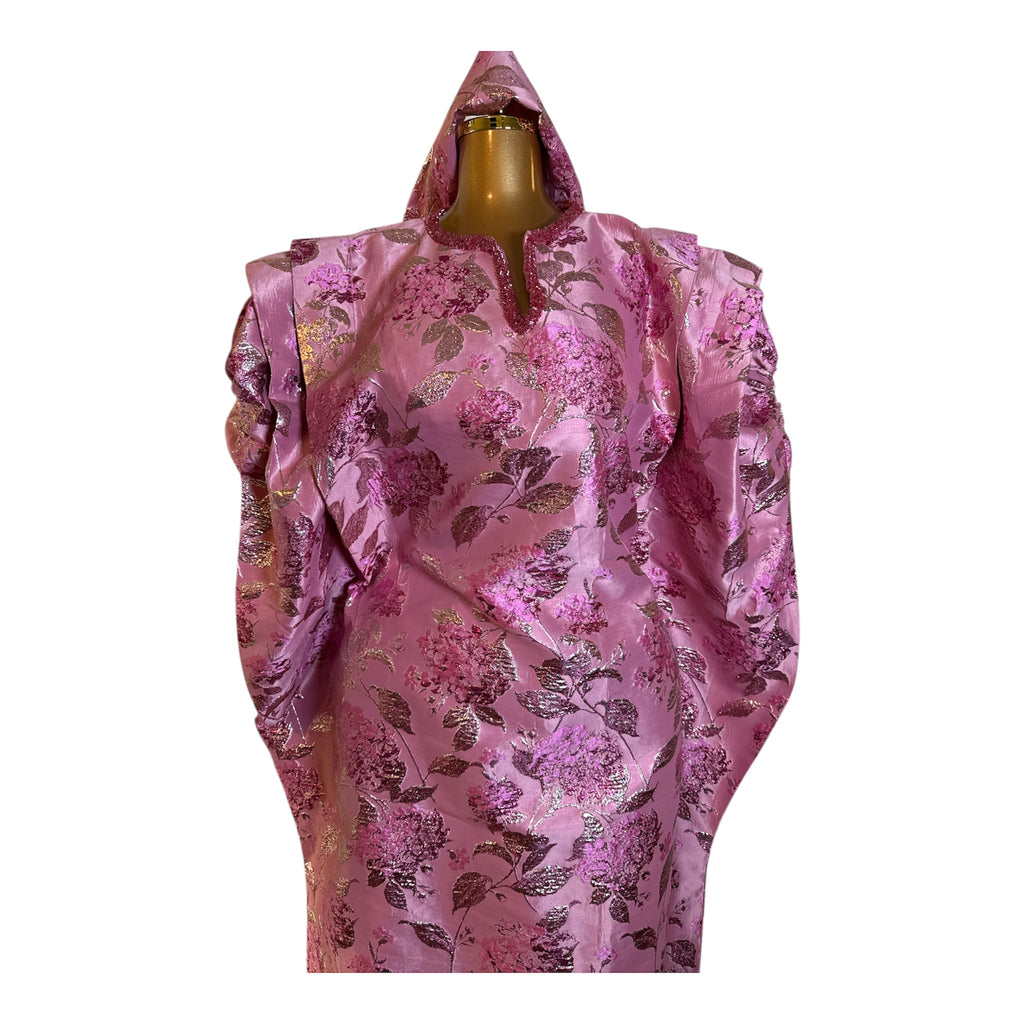 Luxury Floral Brocade Boubou Petite