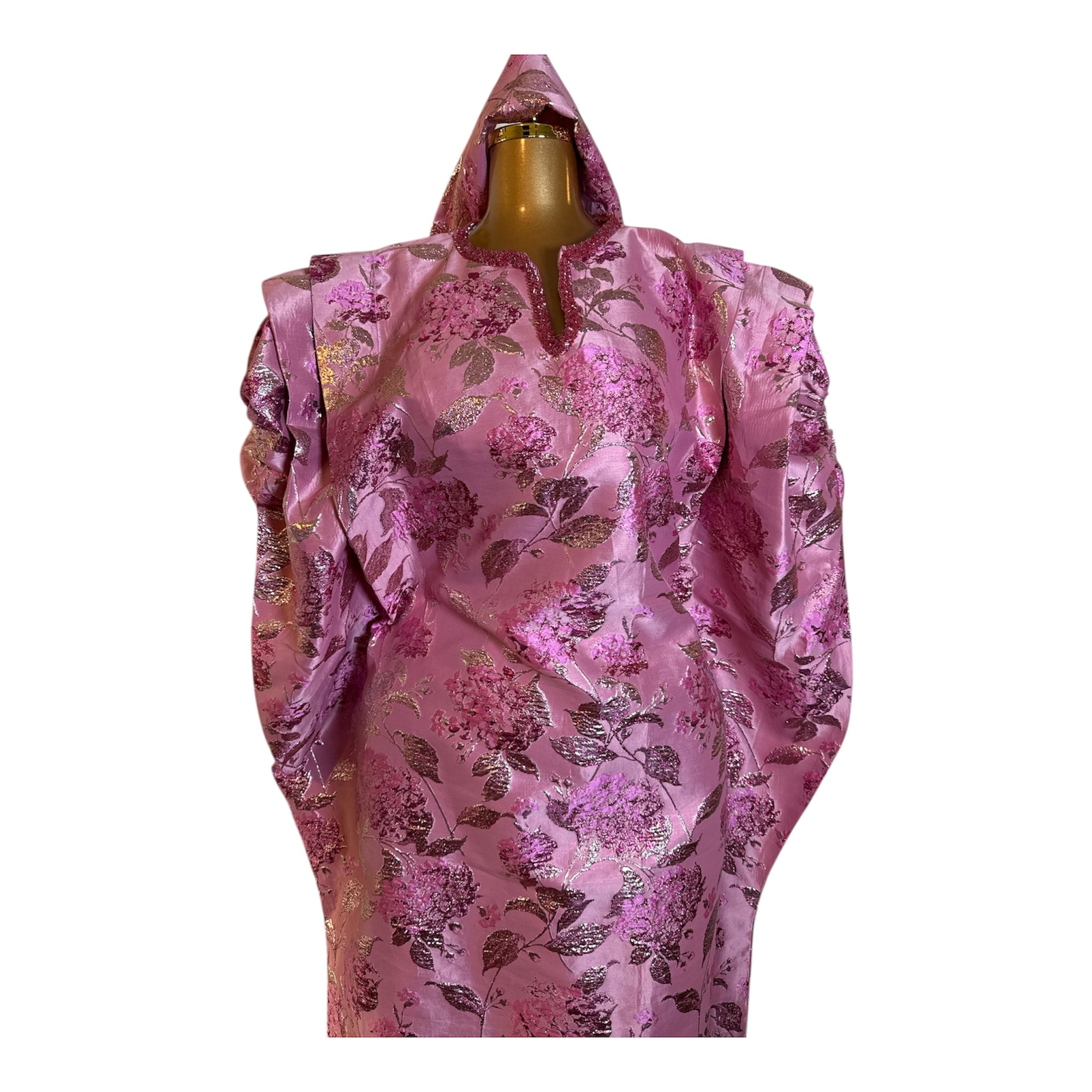 Luxury Floral Brocade Boubou Petite