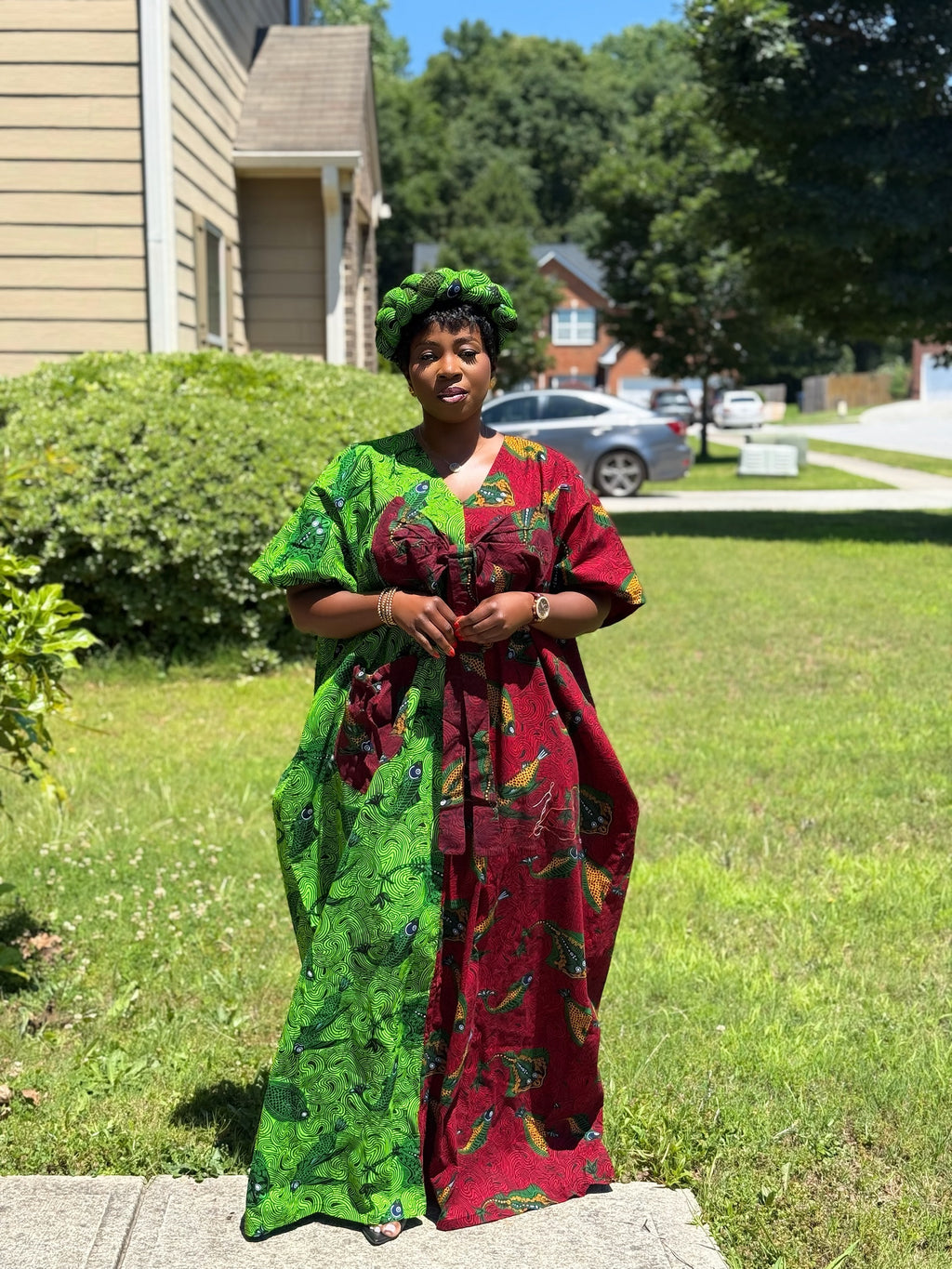 ENO ANKARA BUBU WITH BREADED HEAD BAND