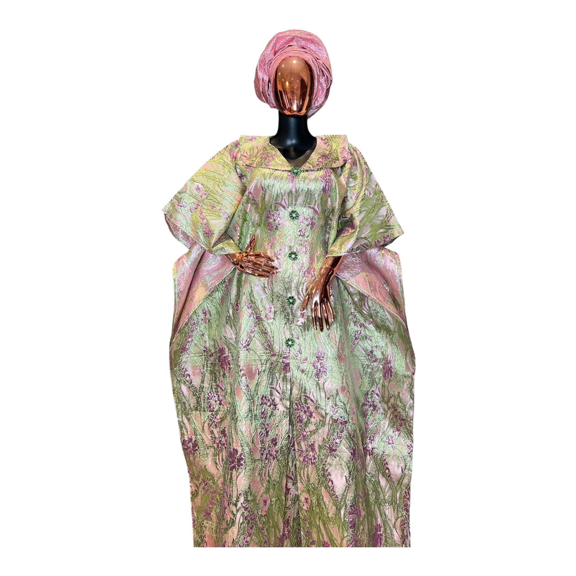 Royal Midnight Luxury Brocade Boubou