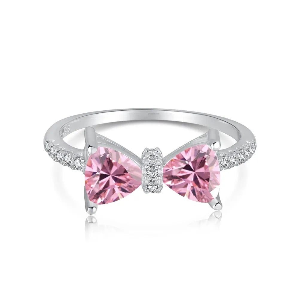 MINI BOW RING (STERLING SILVER)