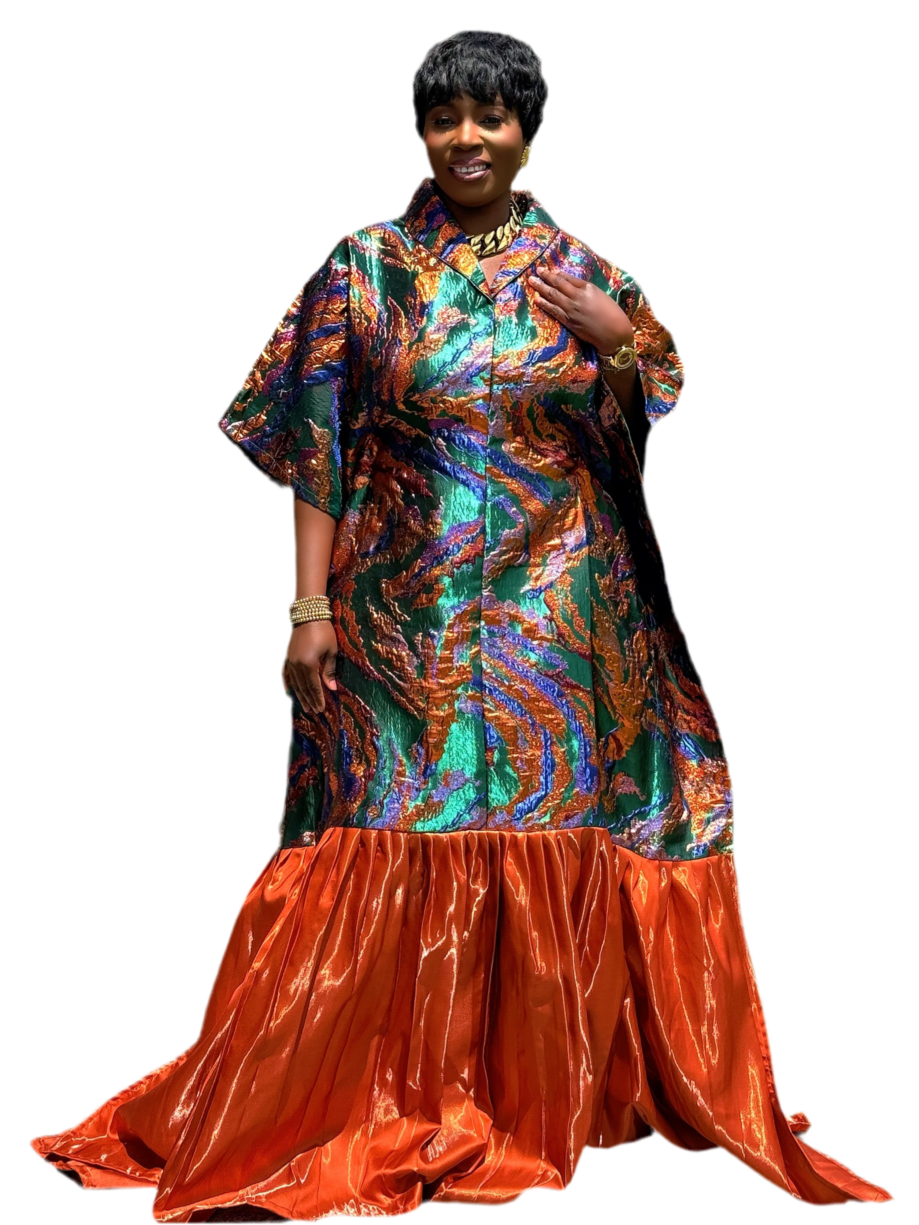 MINNAH Luxe Cascade Bubu Gown