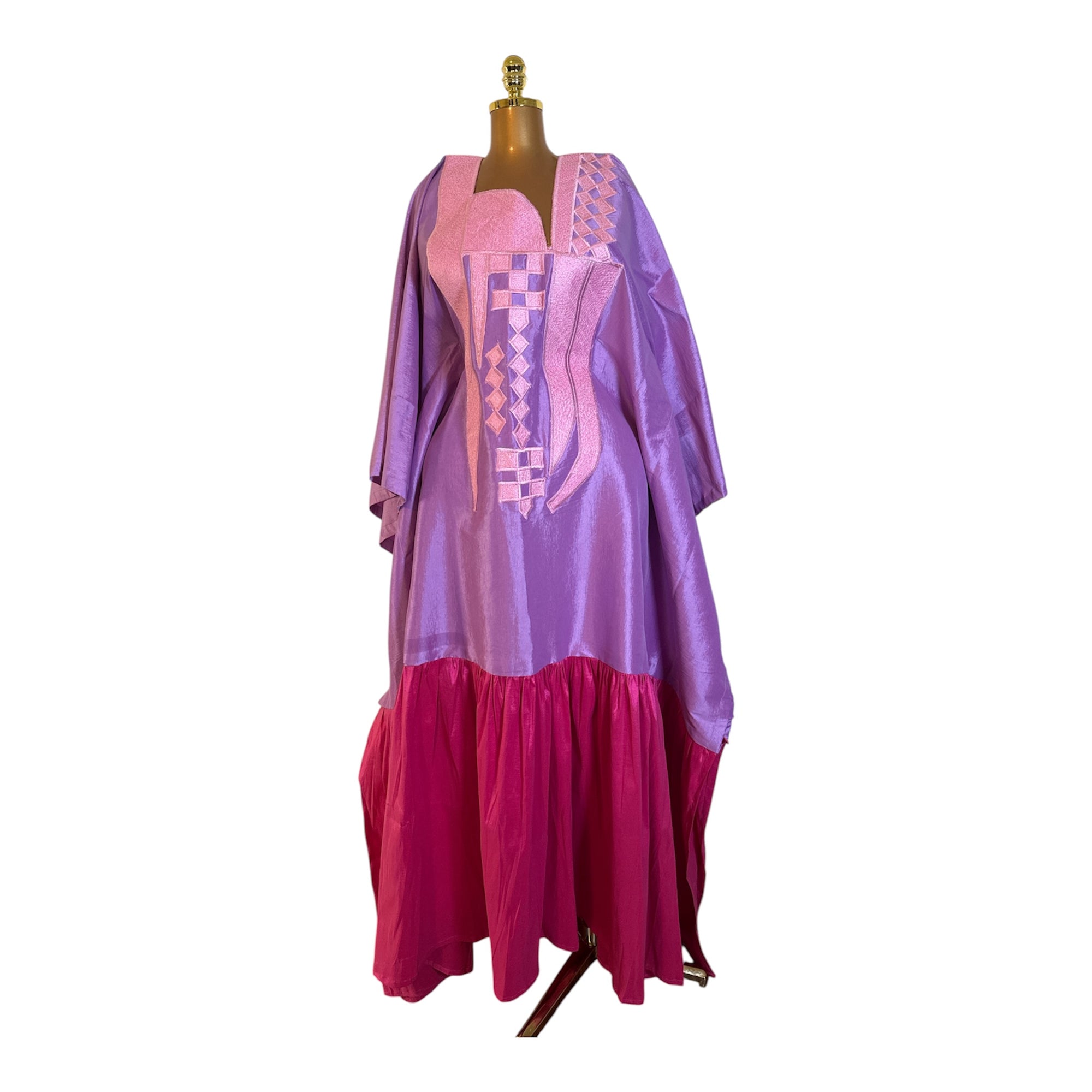 EVA Luxury Two Toned boubou dress with Embroidery
