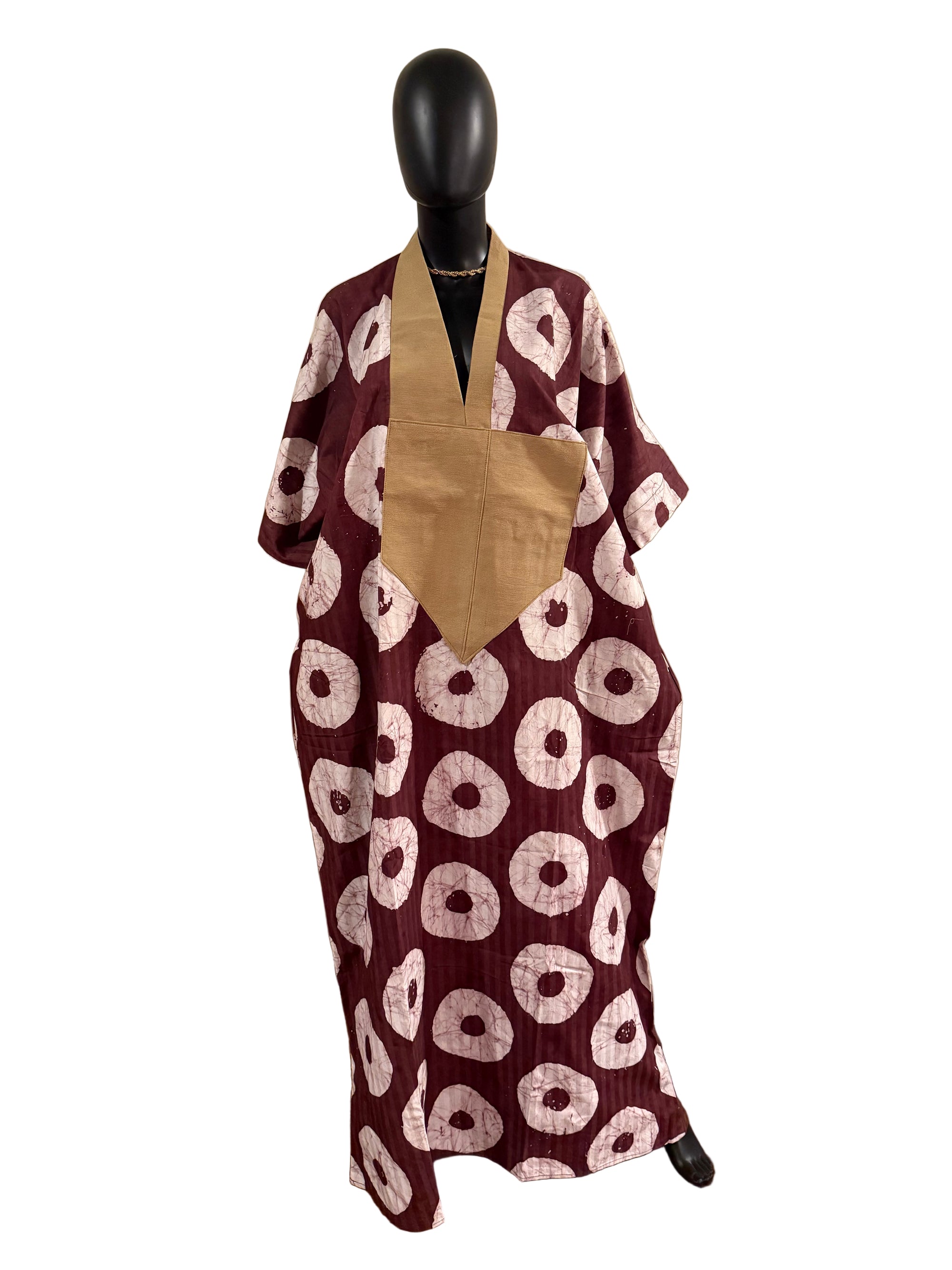 Fiona Cotton Adire free size dress