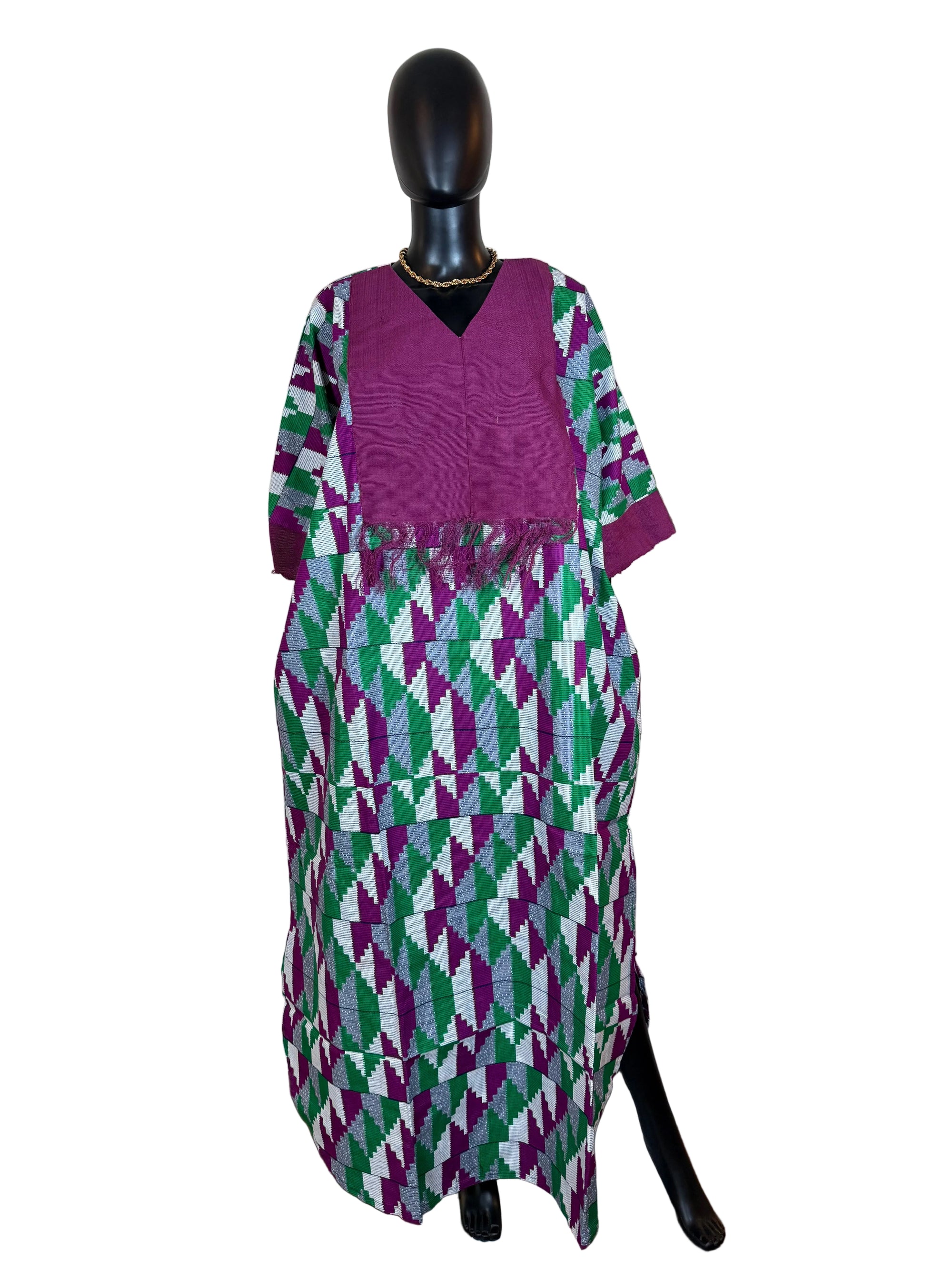 Asantewaa Kente Bubu dress
