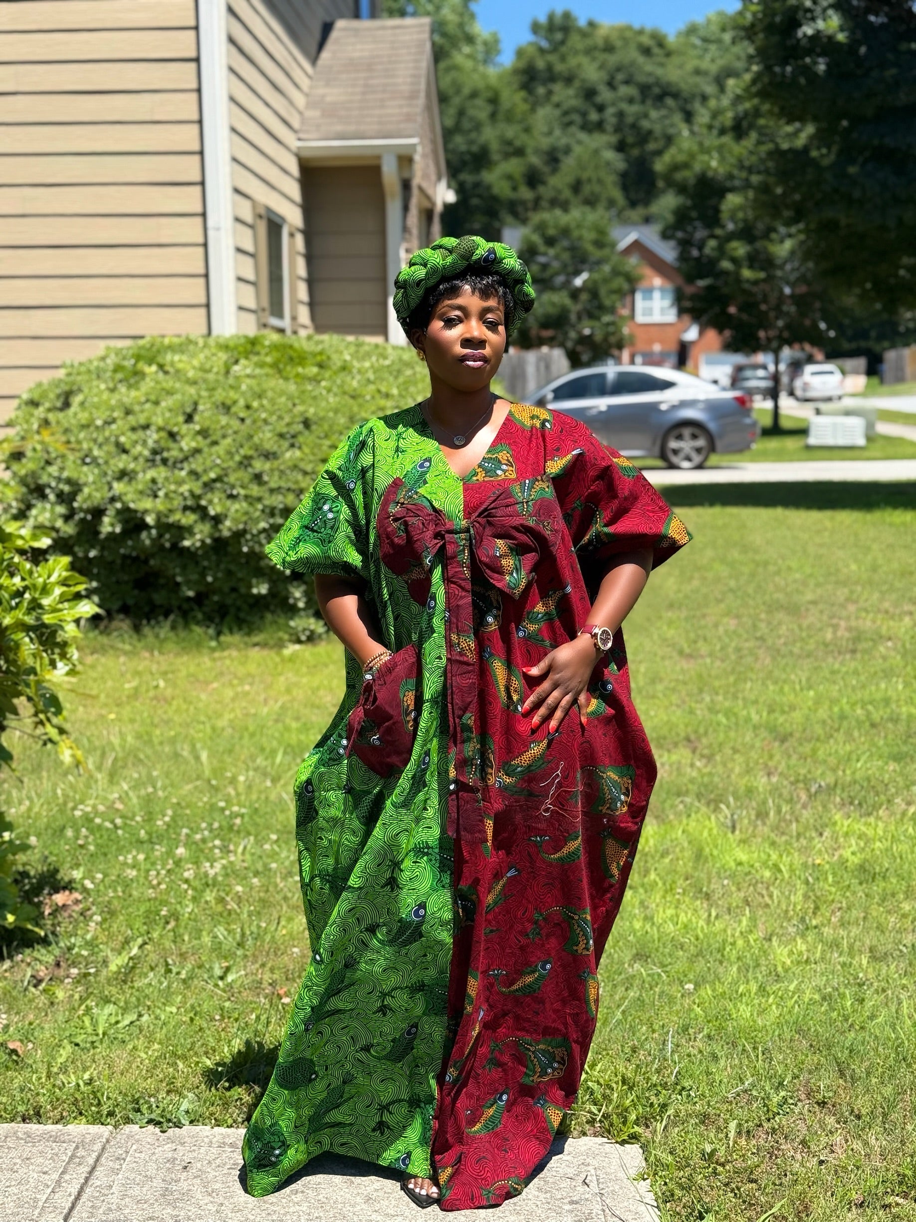 ENO ANKARA BUBU WITH BREADED HEAD BAND