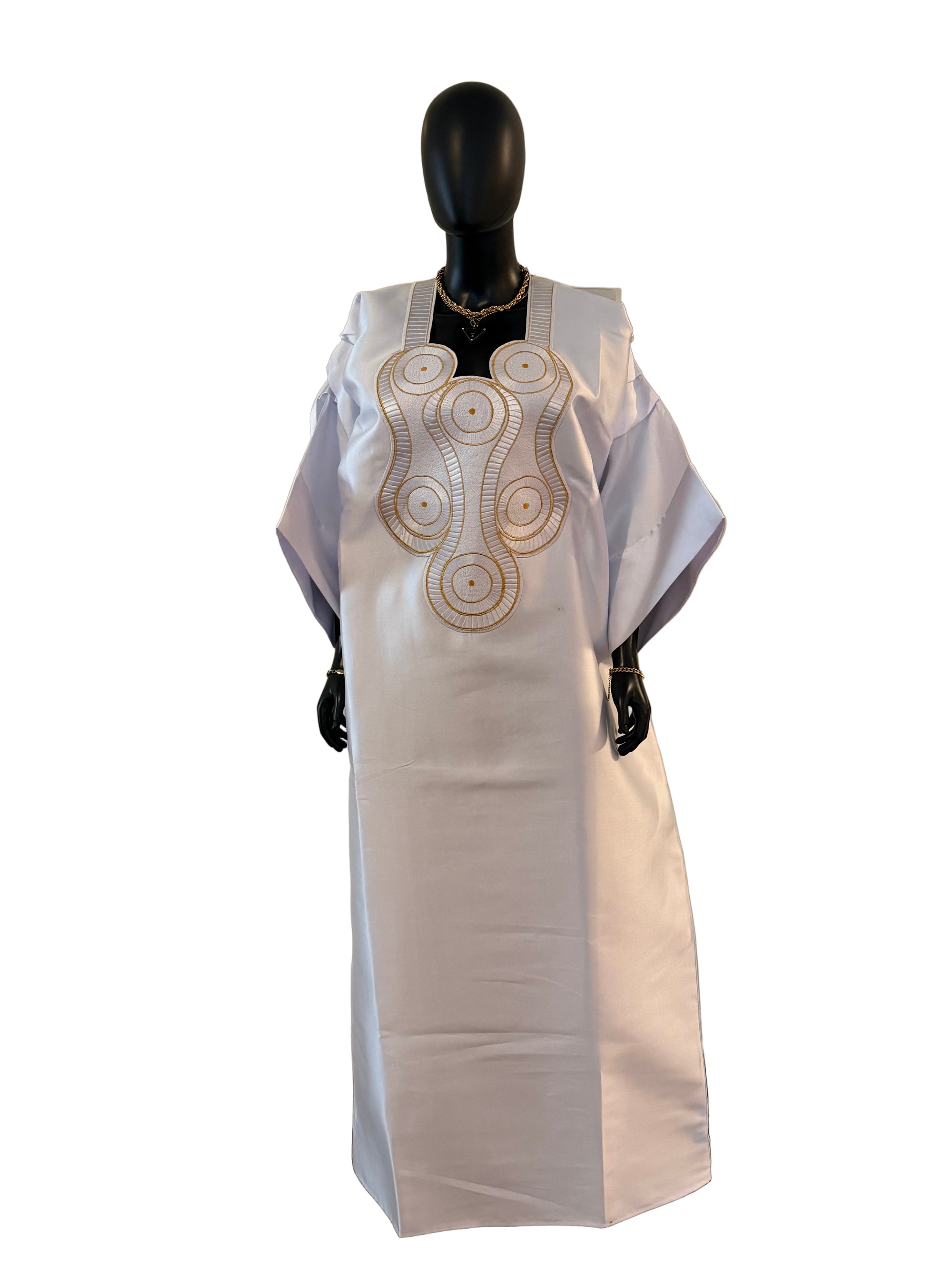 Luxury Embroidered Bubu with head wrap