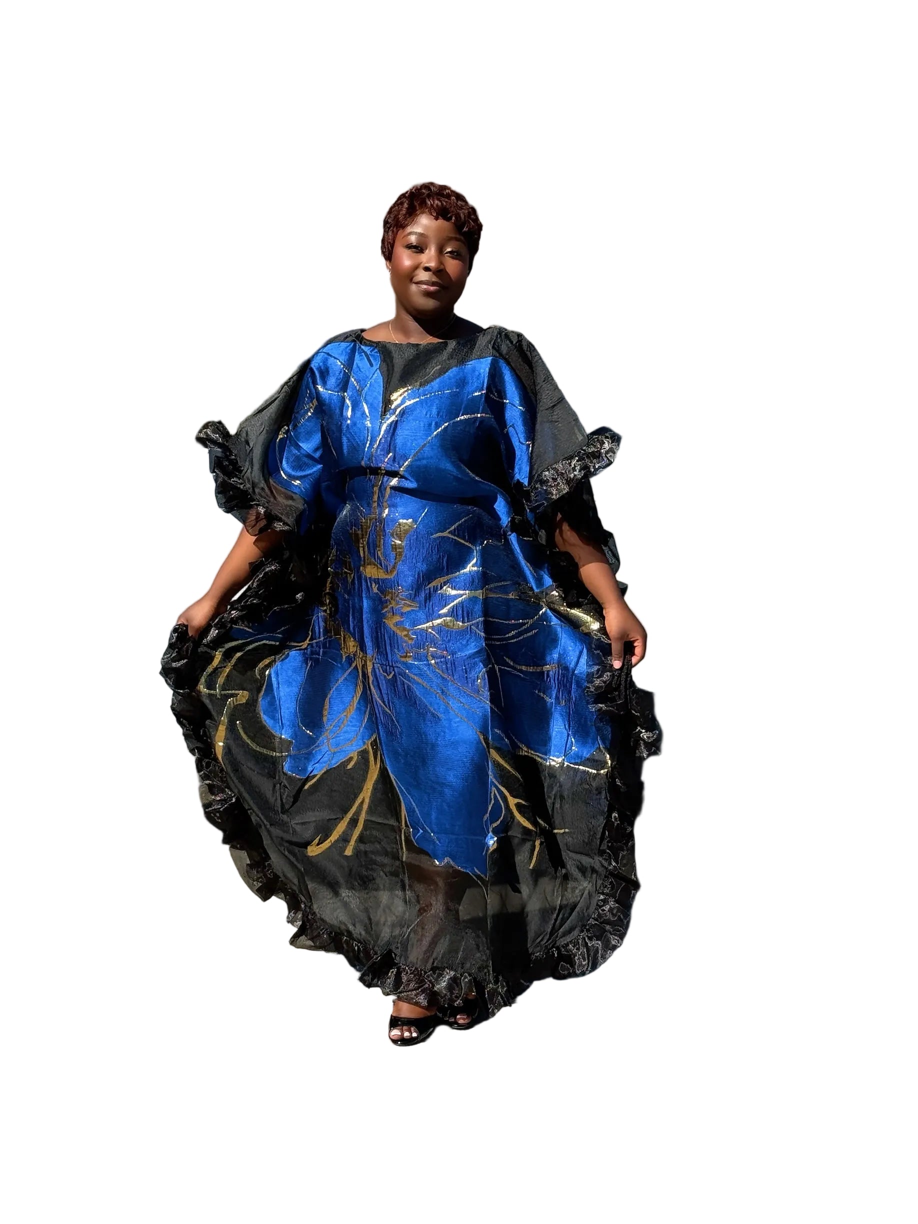 Jessica  Luxury Organza brocade boubou