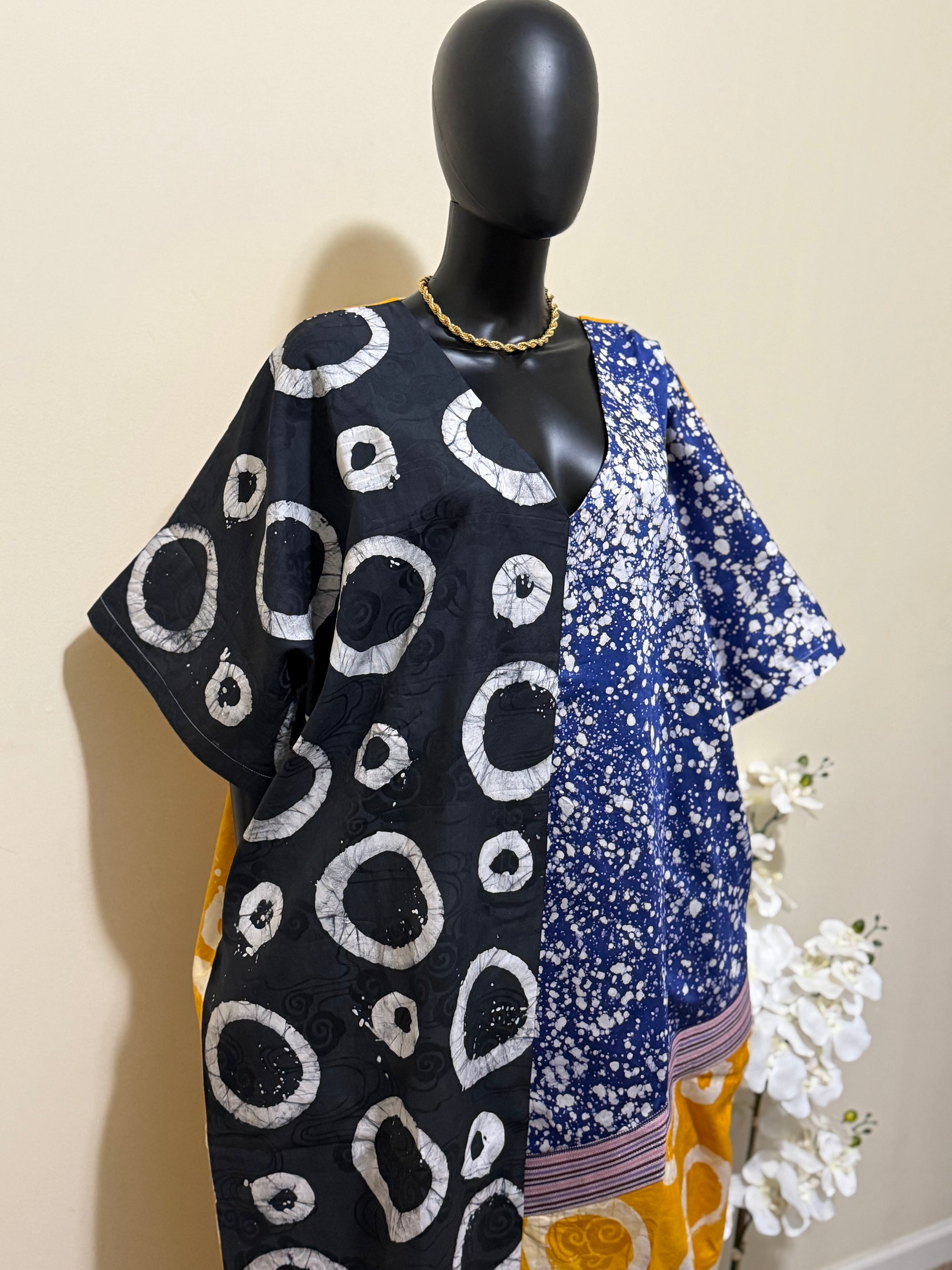 Nadia Mixed Adire and ASOKE Bubu dress 0.1