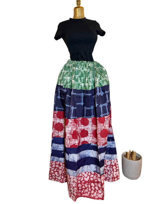 Adire Caribbean Skirt