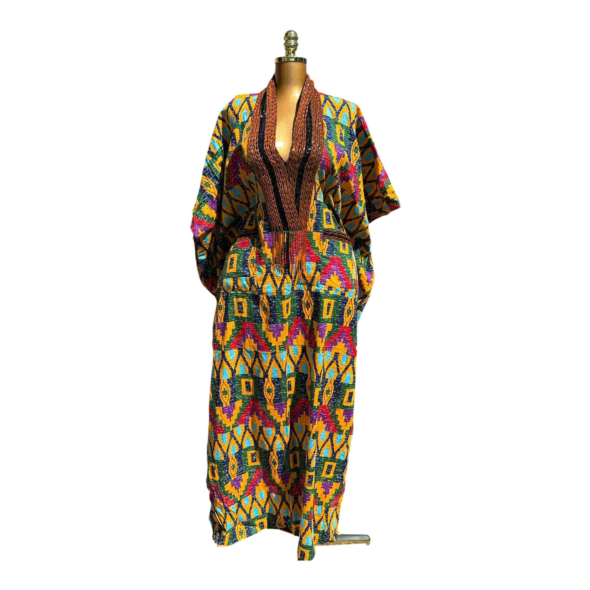 NOELLA BEADED KENTE BUBU