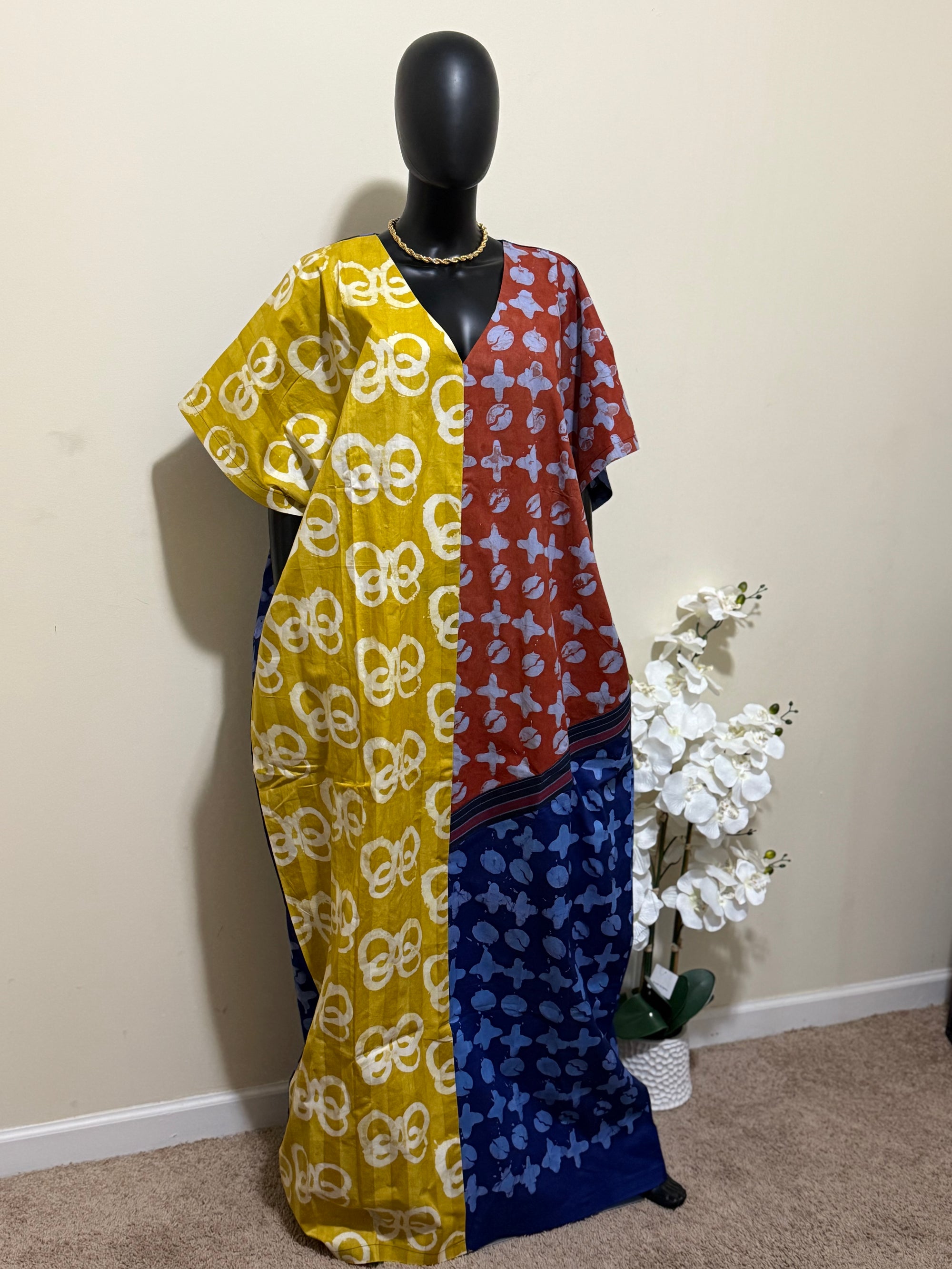 Nadia Mixed Adire and ASOKE Bubu dress 0.4