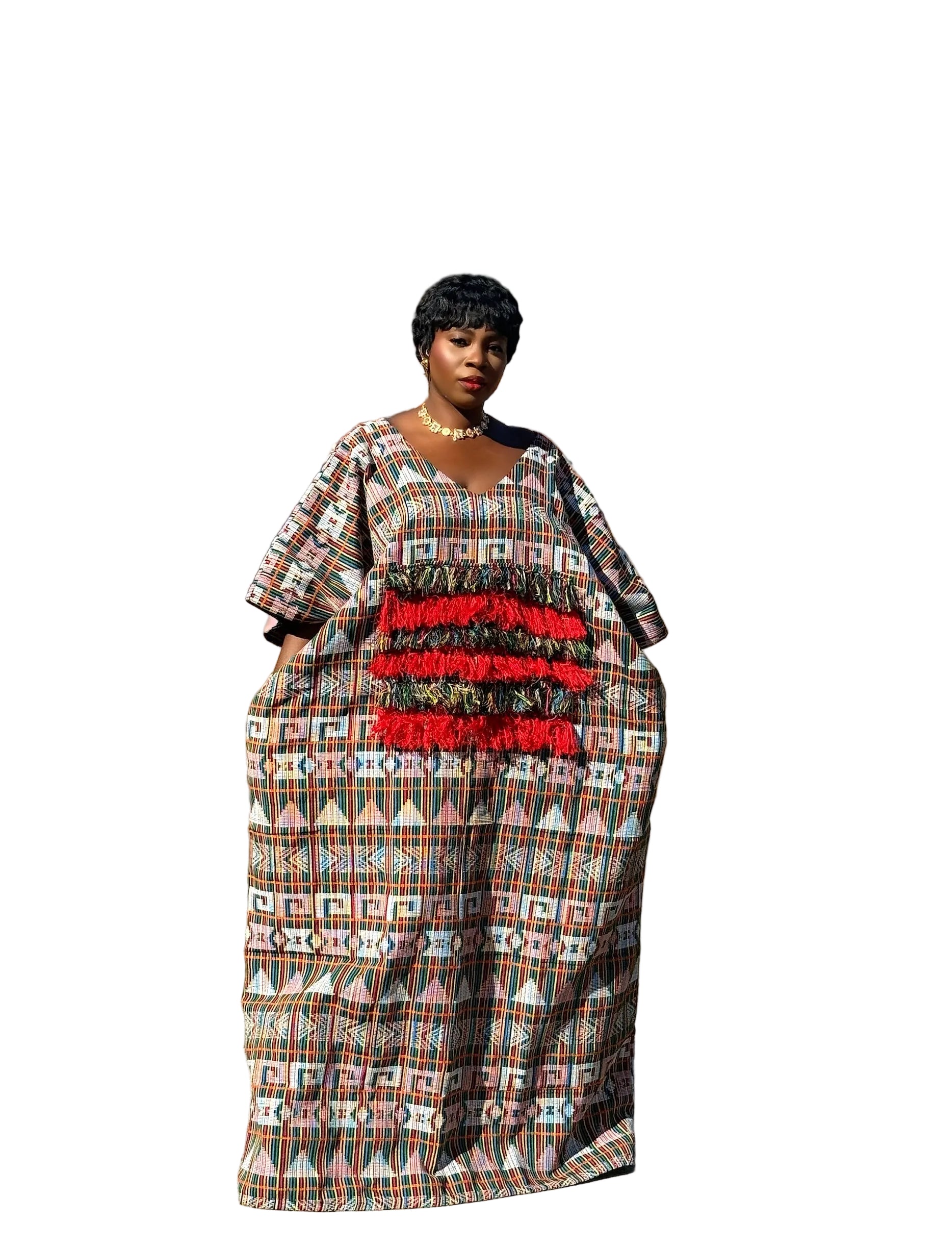 Zeina Luxury Akwete (Kente) boubou