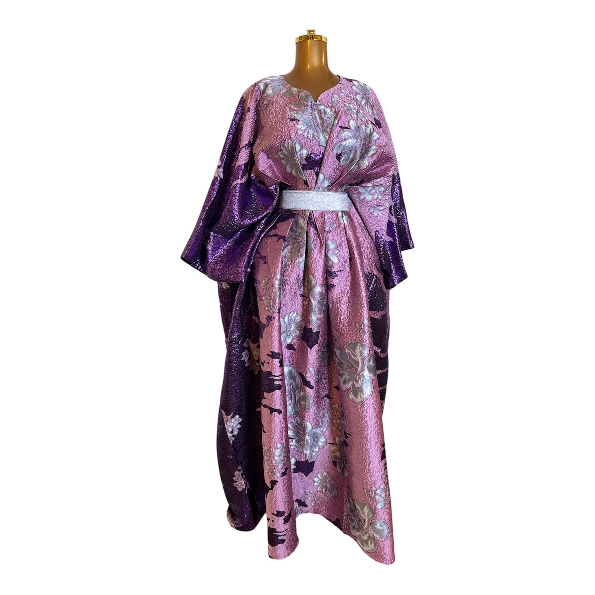 Emerald Bloom Luxury Brocade Boubou Set