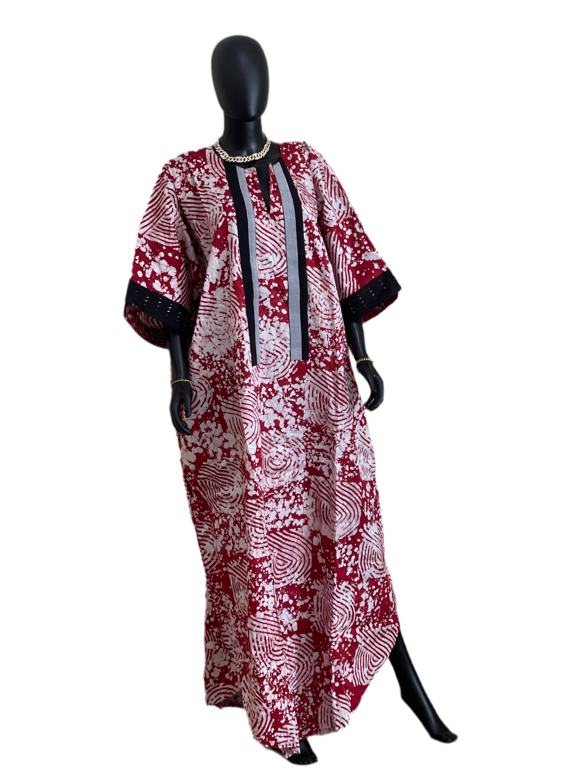 Mandy Adire Dress danshiki | Kaftan| Jalabiya| Rich aunty | Nigerian dress| Party dress| Africa dress/ bubu