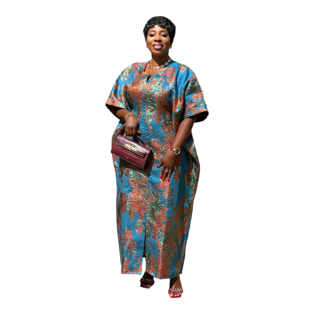 AMA BROCADE DRESS