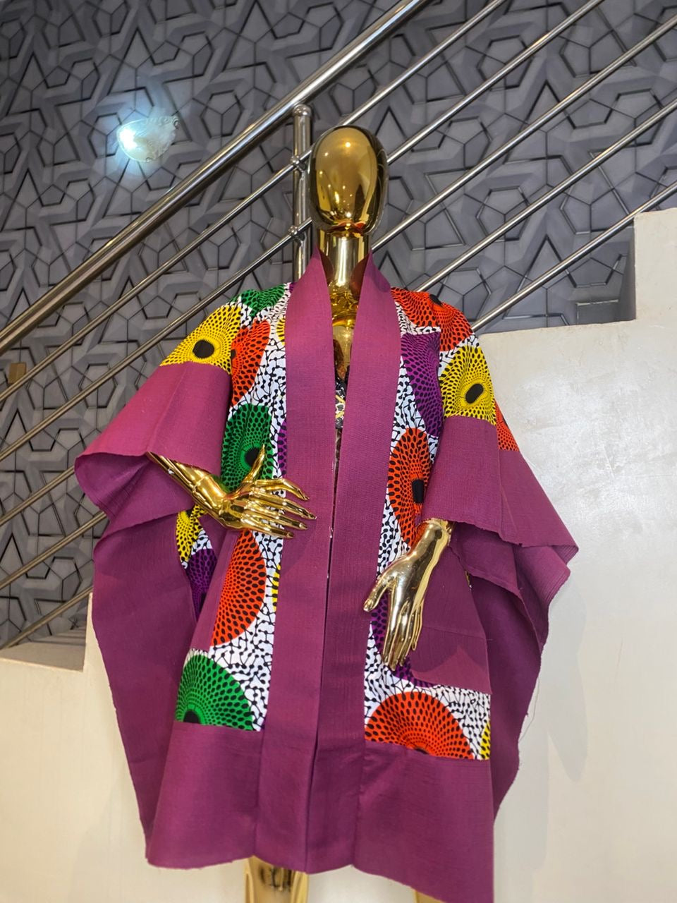 Imade Luxury Asoke and Ankara kimono
