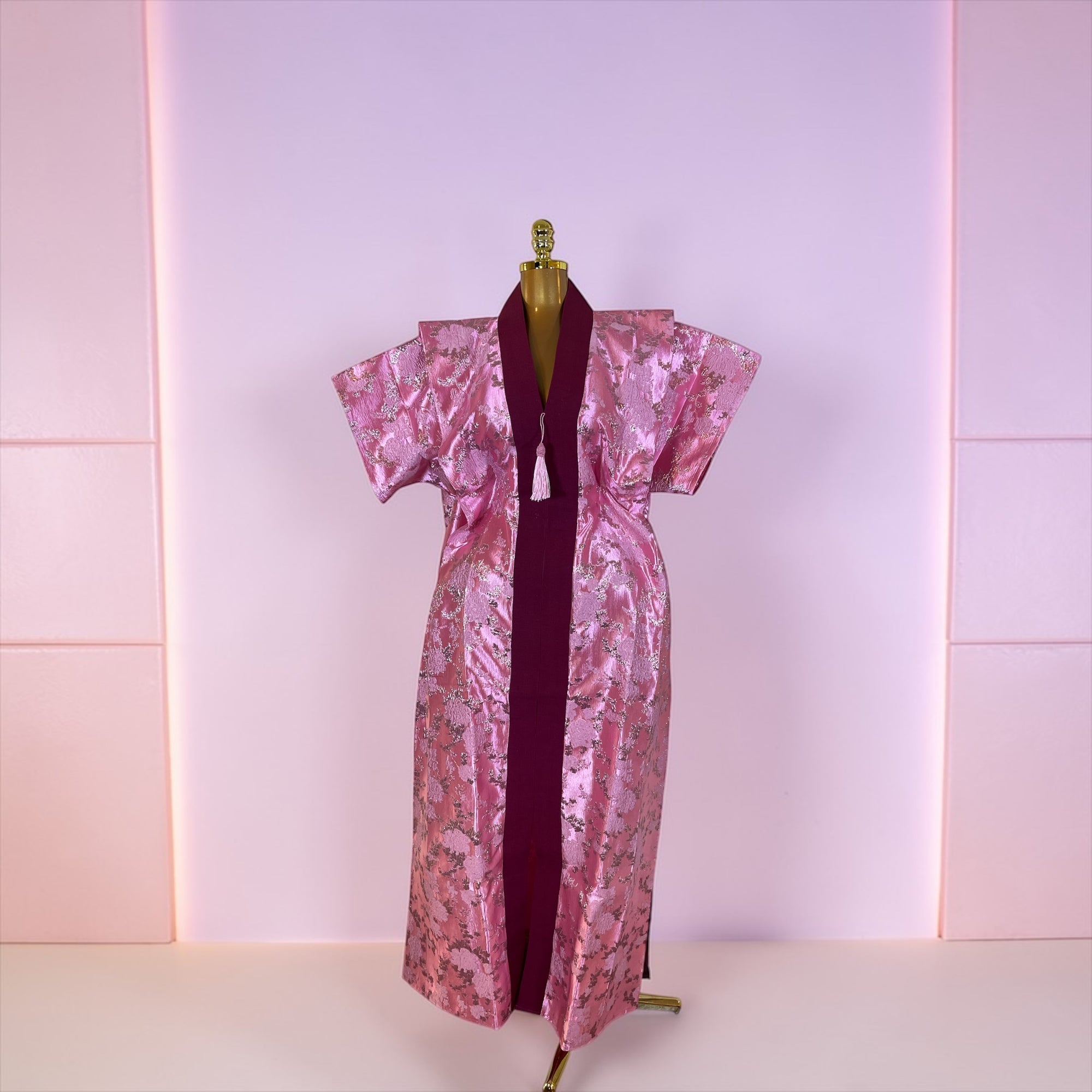 JASMIN Luxury brocade boubou dress with Asoke