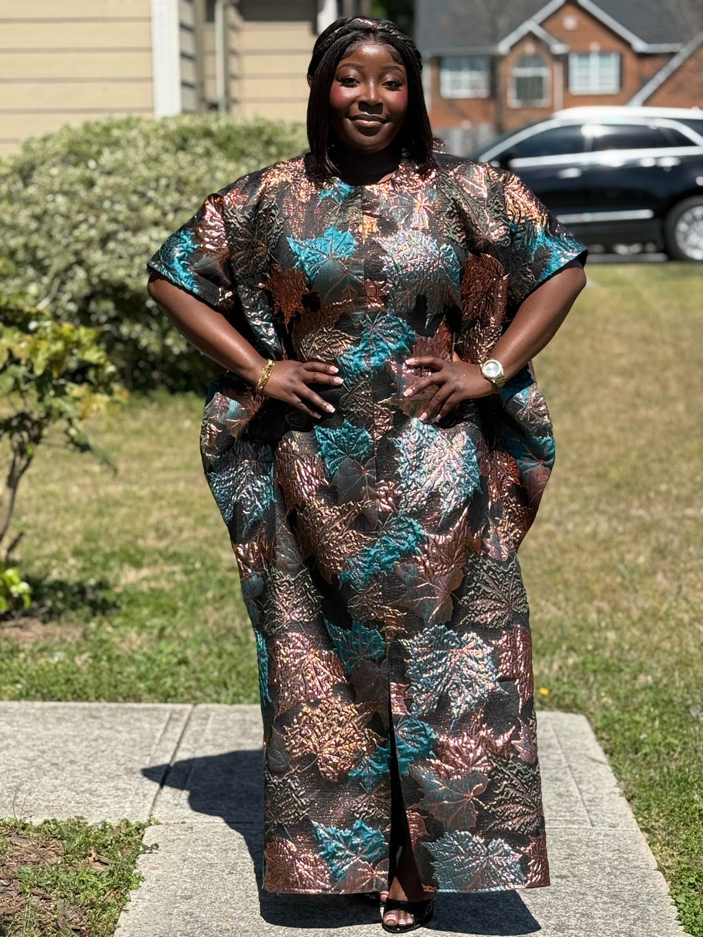 JUDY BROCADE DRESS