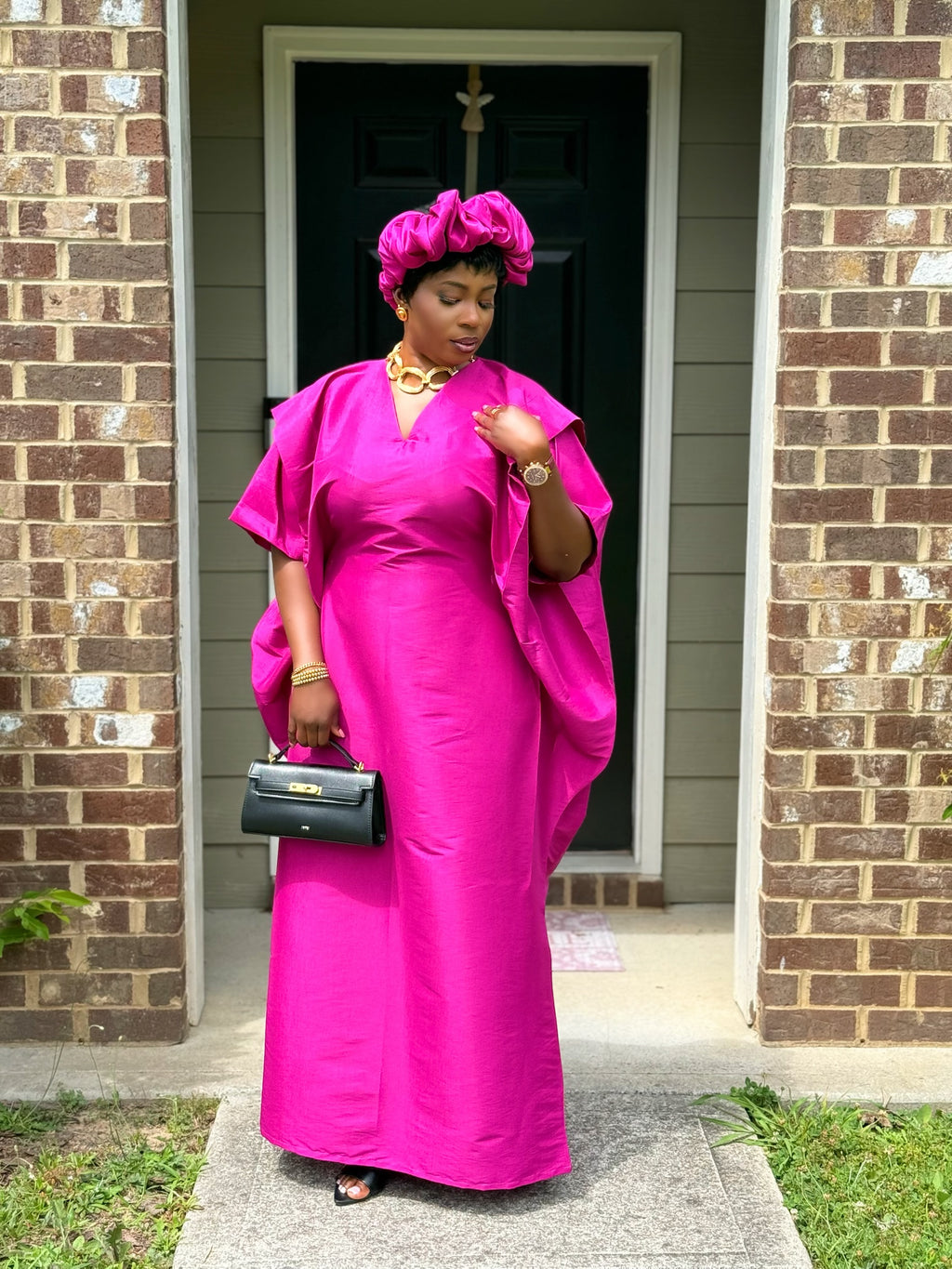 Lola Luxury Taffeta boubou Set
