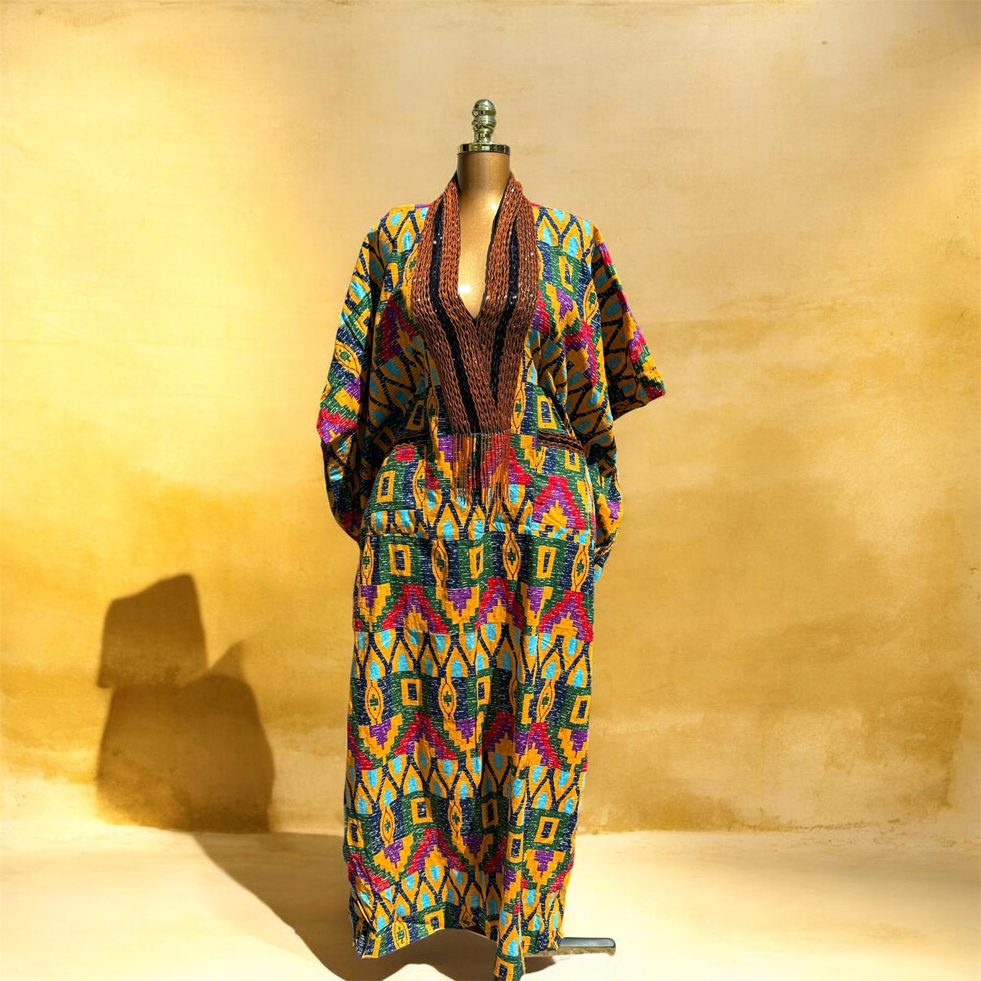 NOELLA BEADED KENTE BUBU