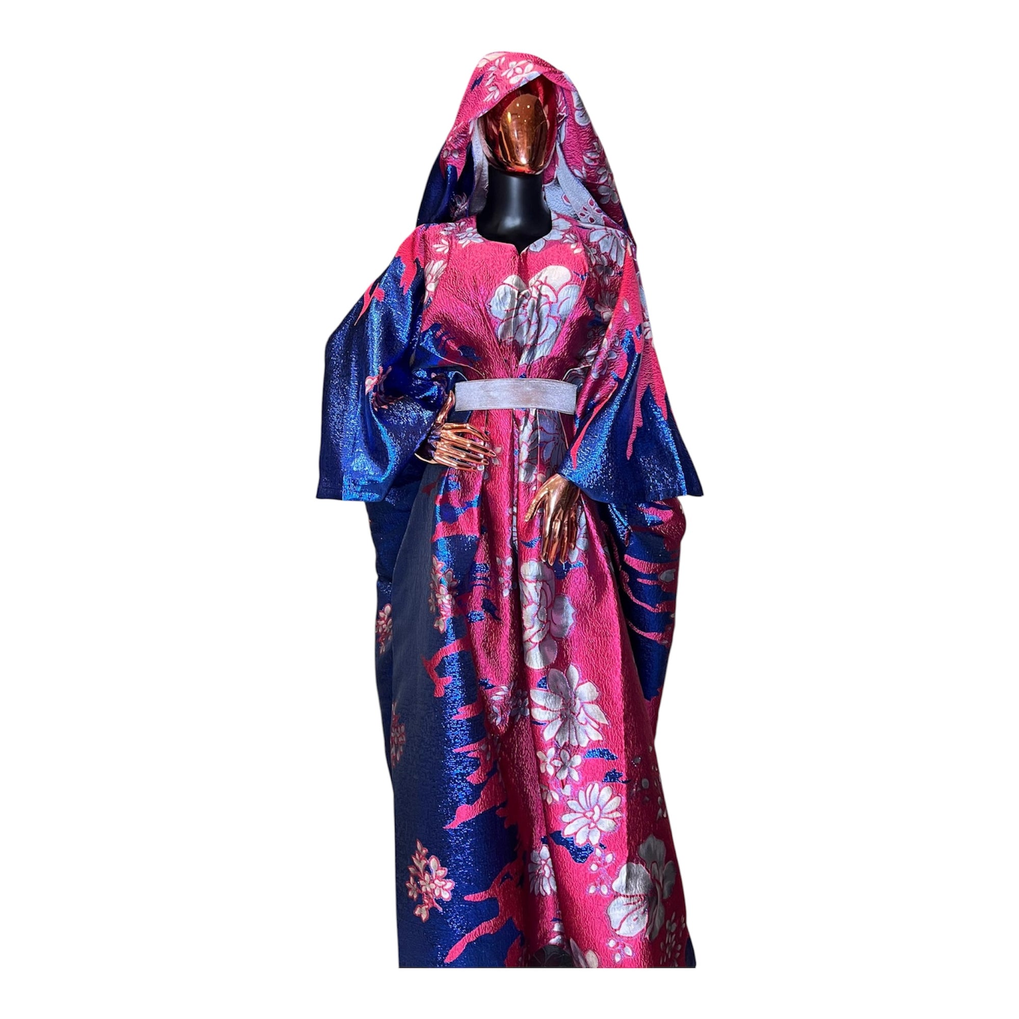 Emerald Bloom Luxury Brocade Boubou Set