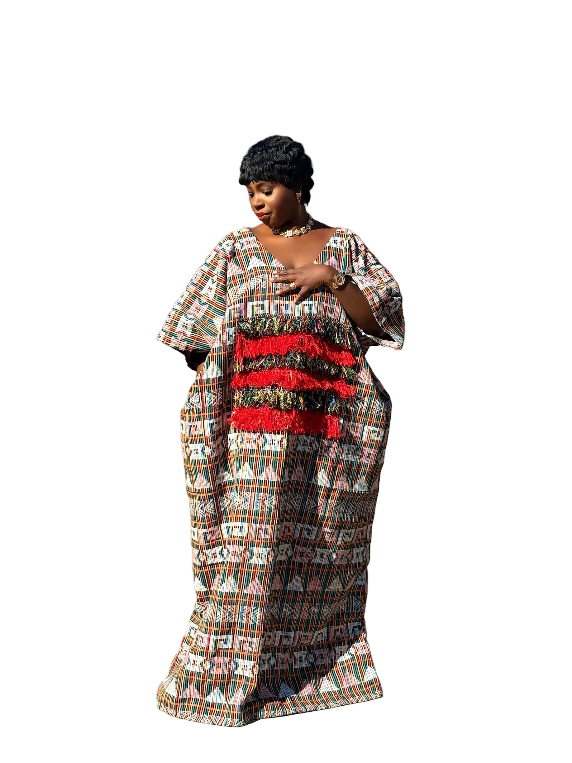 Zeina Luxury Akwete (Kente) boubou